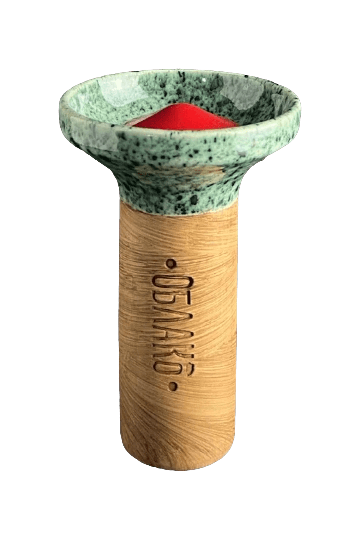 Bowl - Oblako Flow Red on Turquoise
