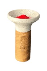 Bowl - Oblako Flow Red on White