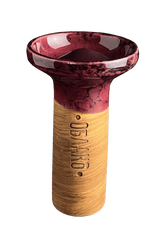 Bowl - Oblako Flow Vinous on Marble Vinous