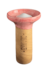 Bowl - Oblako Flow White on Marble Light Pink