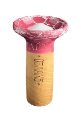 Bowl - Oblako Flow White on Marble Pink
