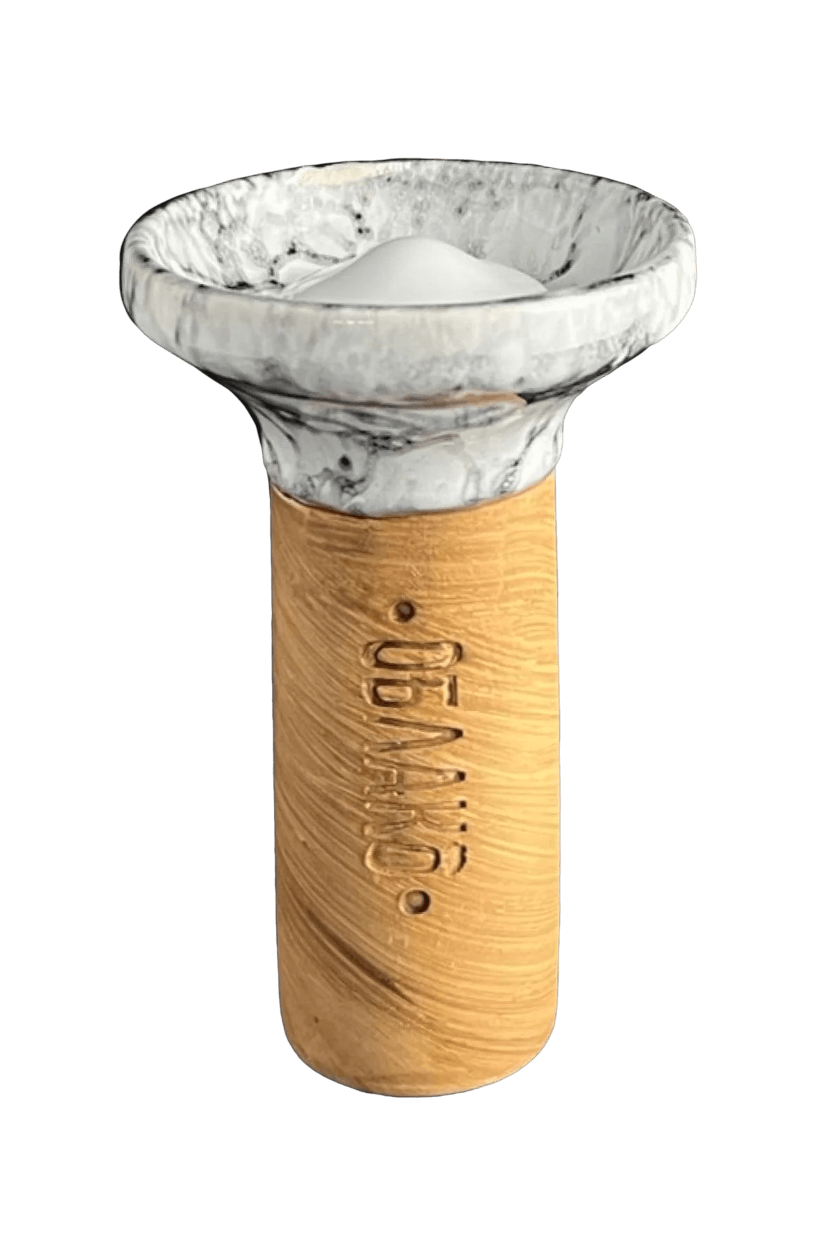 Bowl - Oblako Flow White on Marble White