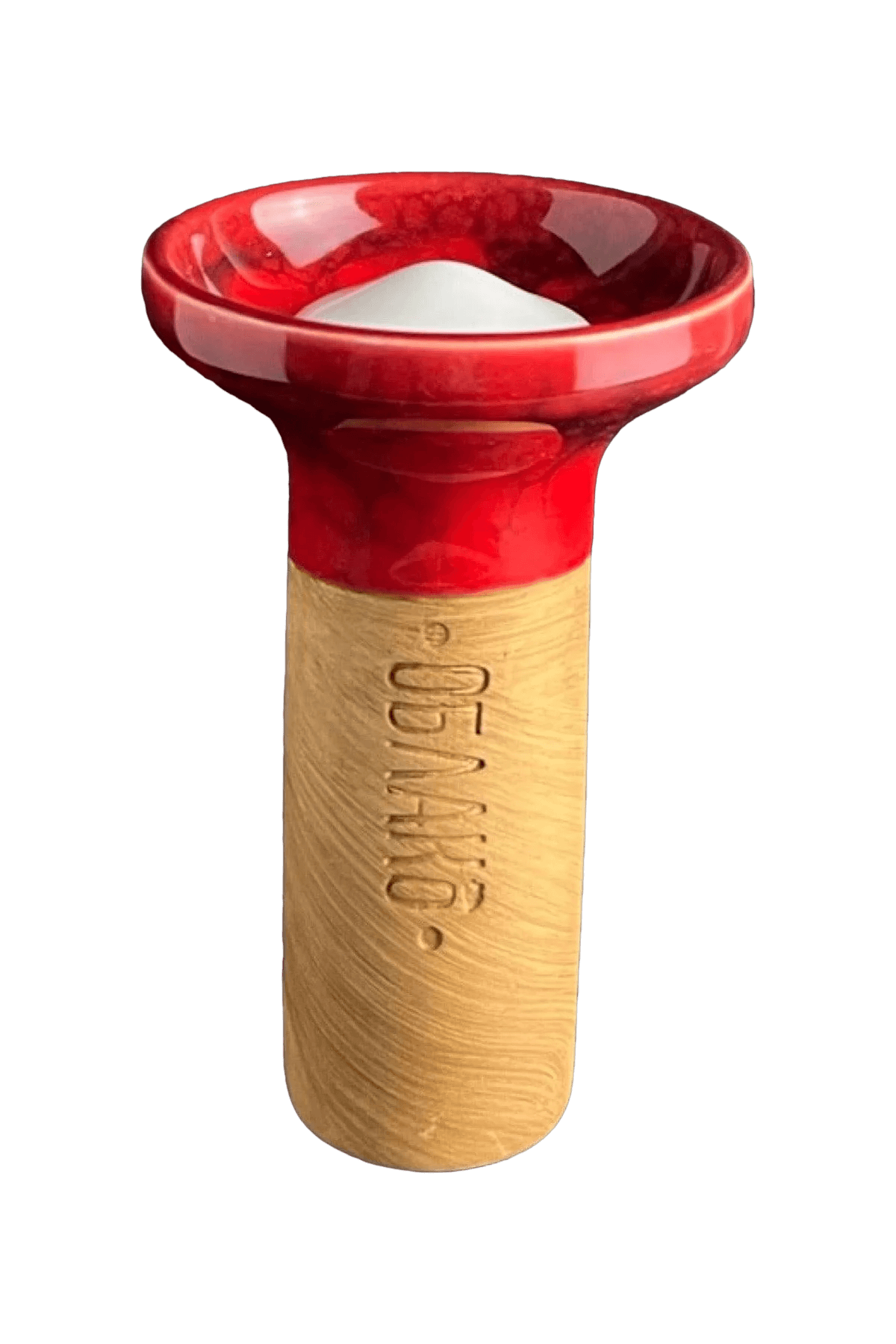 Bowl - Oblako Flow White on Red