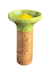 Bowl - Oblako Flow Yellow on Green Splash