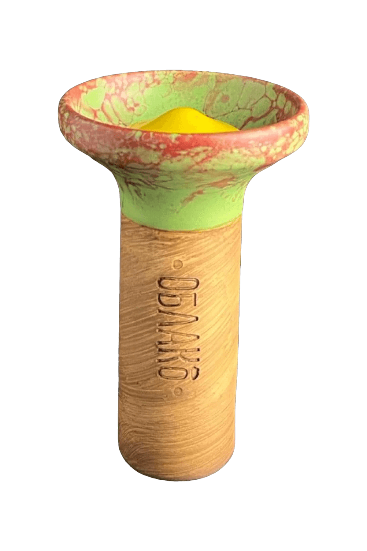 Bowl - Oblako Flow Yellow on Green
