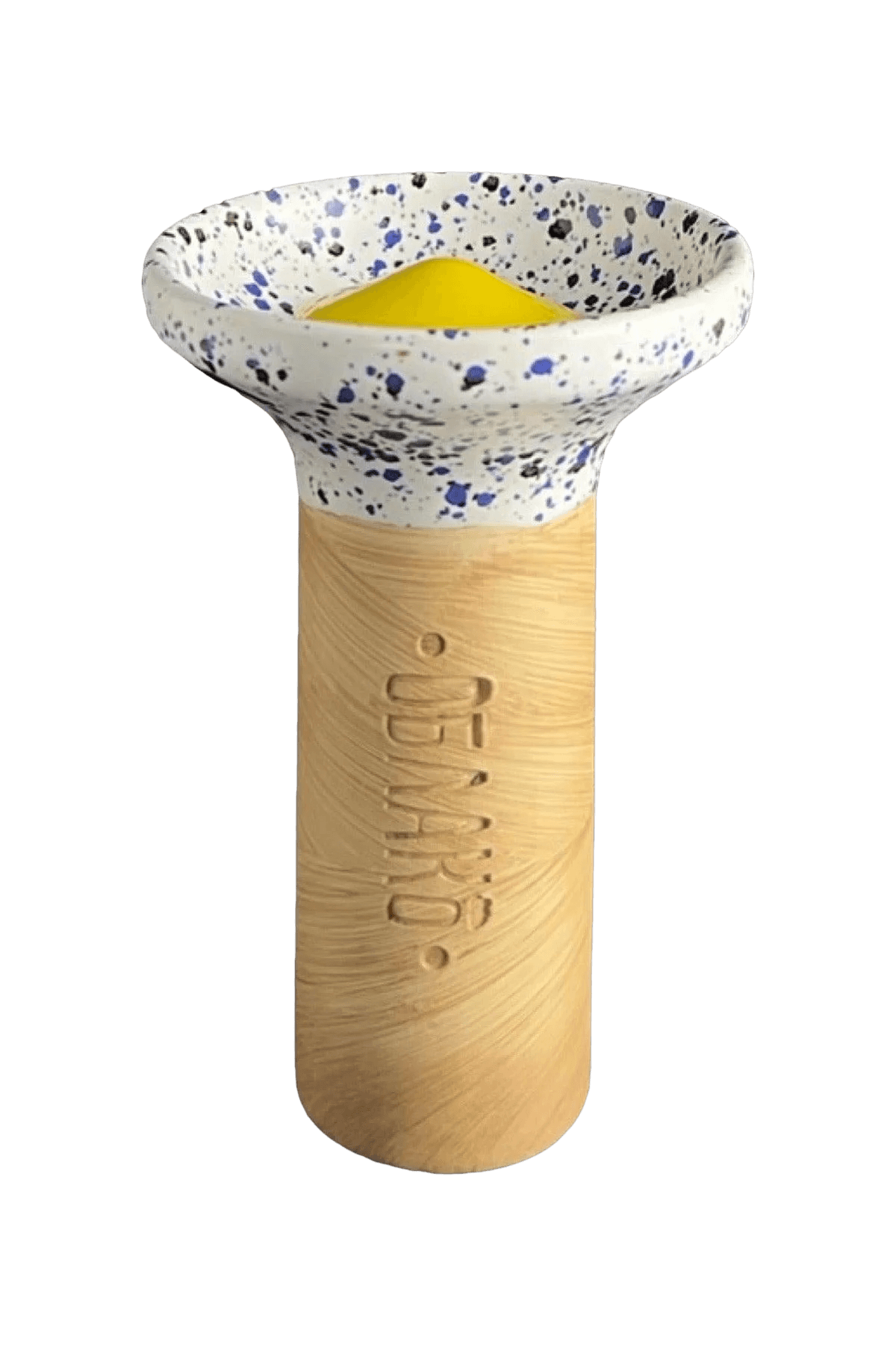 Bowl - Oblako Flow Yellow on Meteorite
