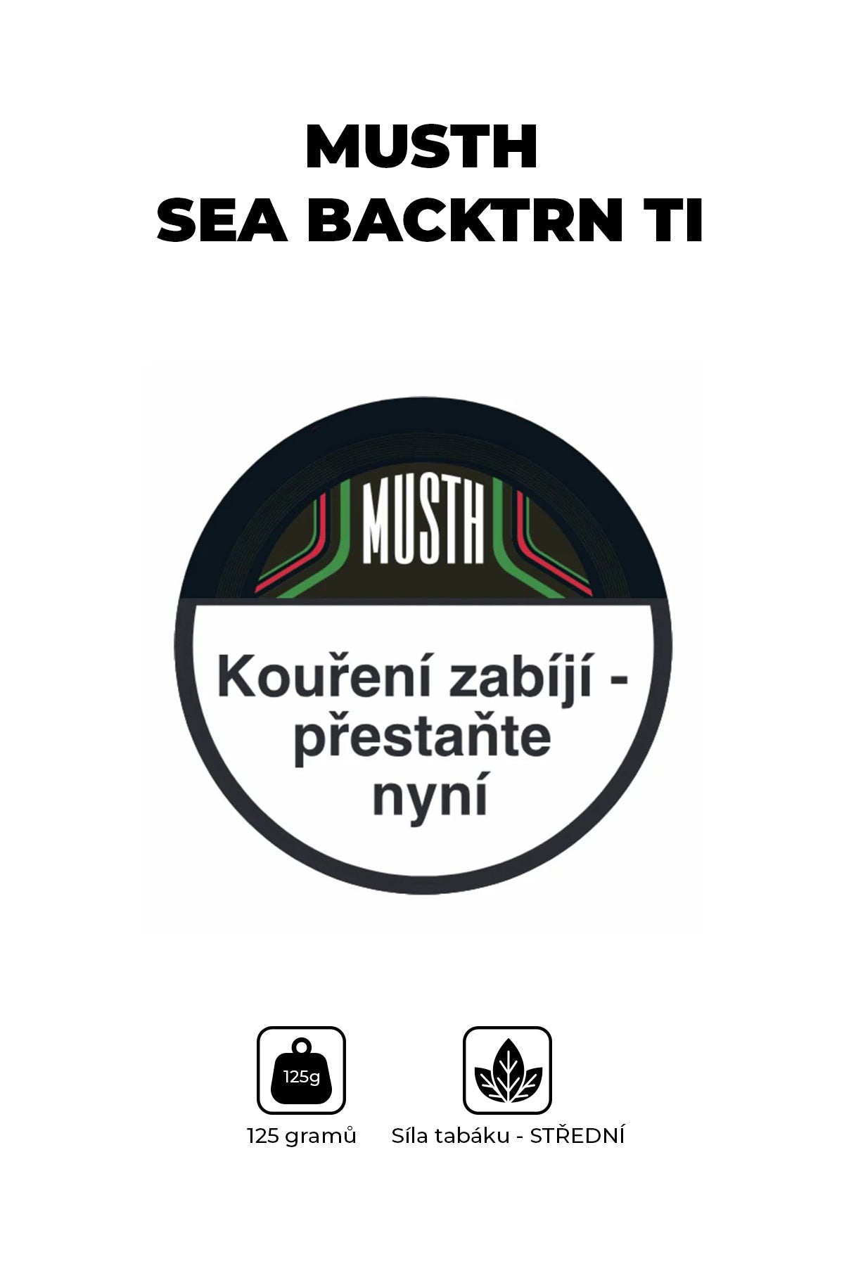 MustH 125g Sea Backtrn Ti