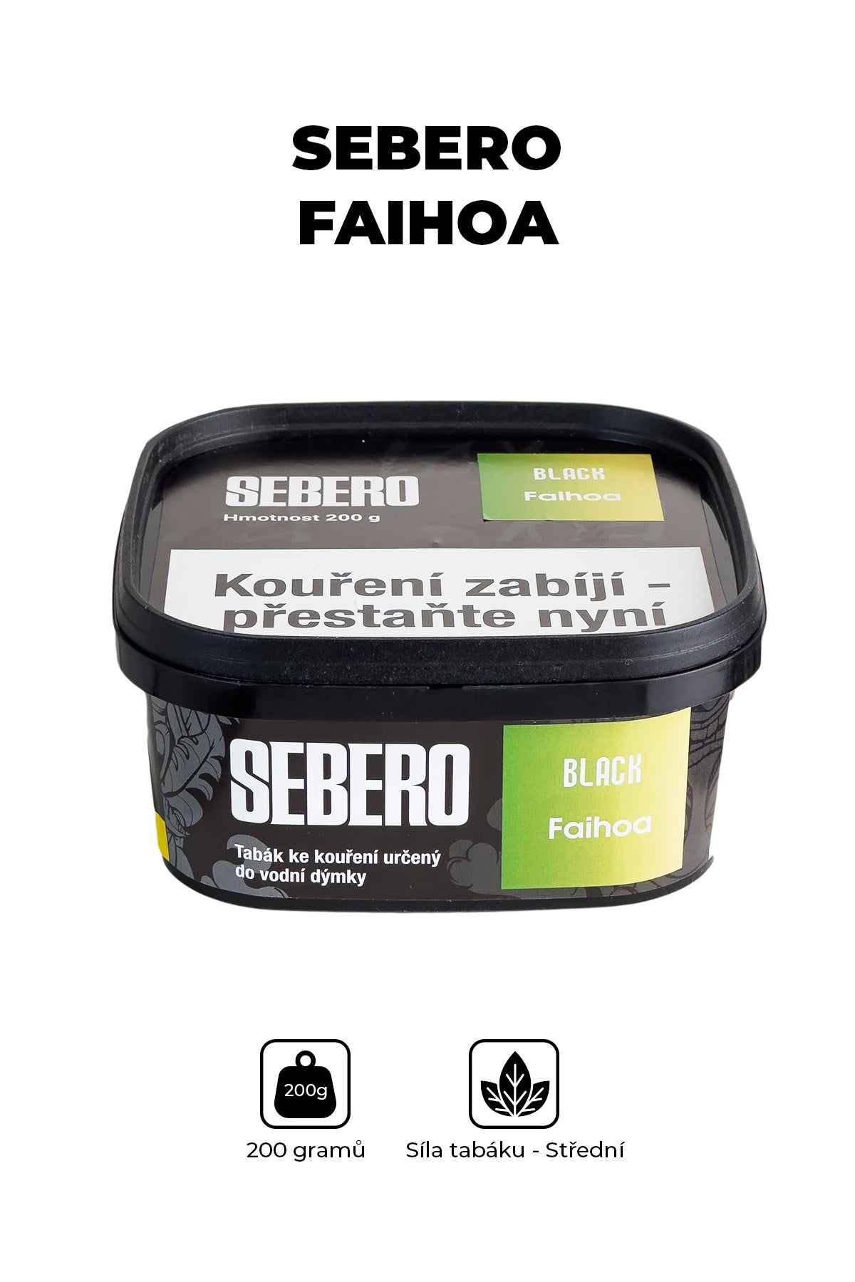 Tobacco - Sebero Black 200g - Faihoa