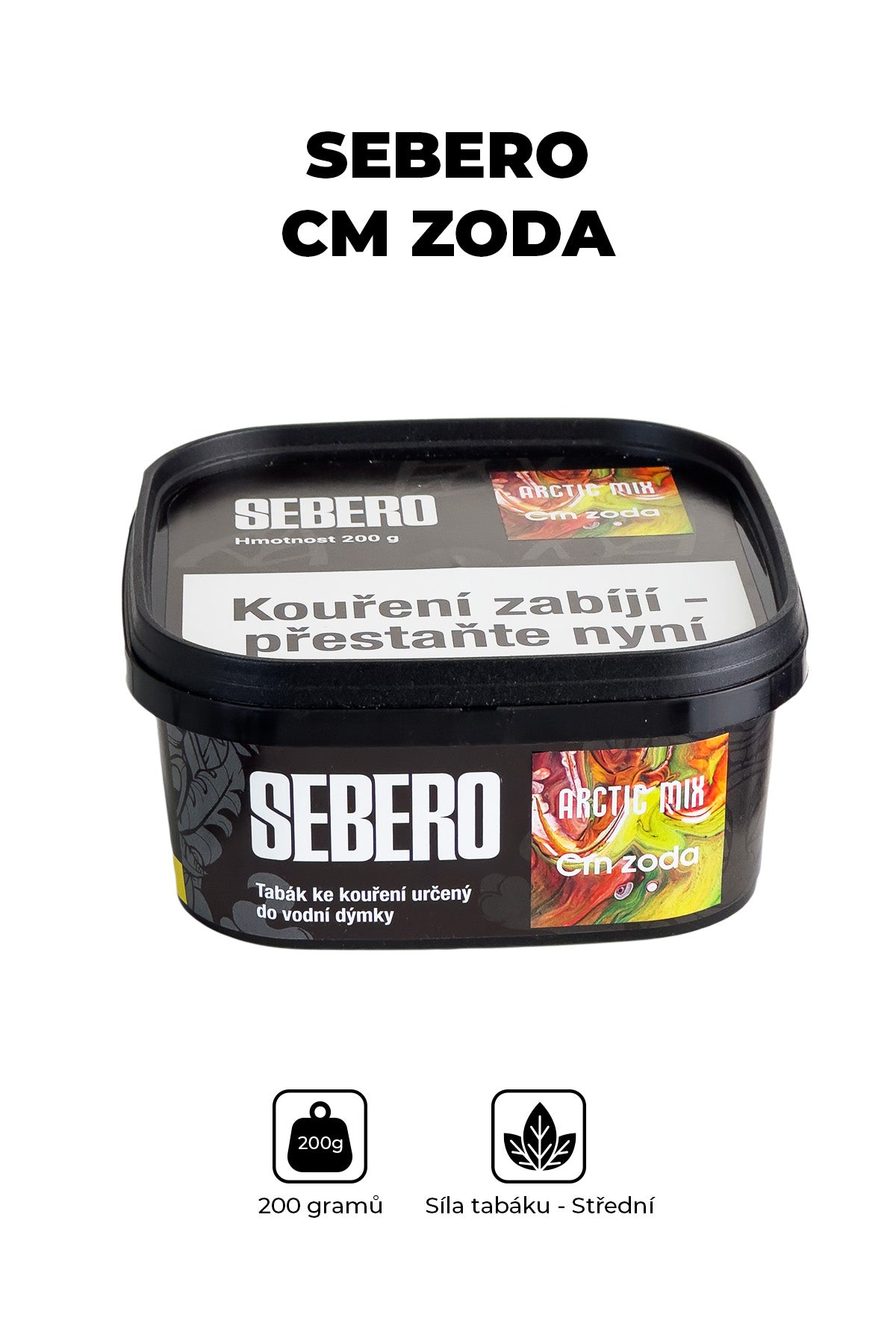 Tobacco - Sebero Arctic Mix 200g - Crn zoda