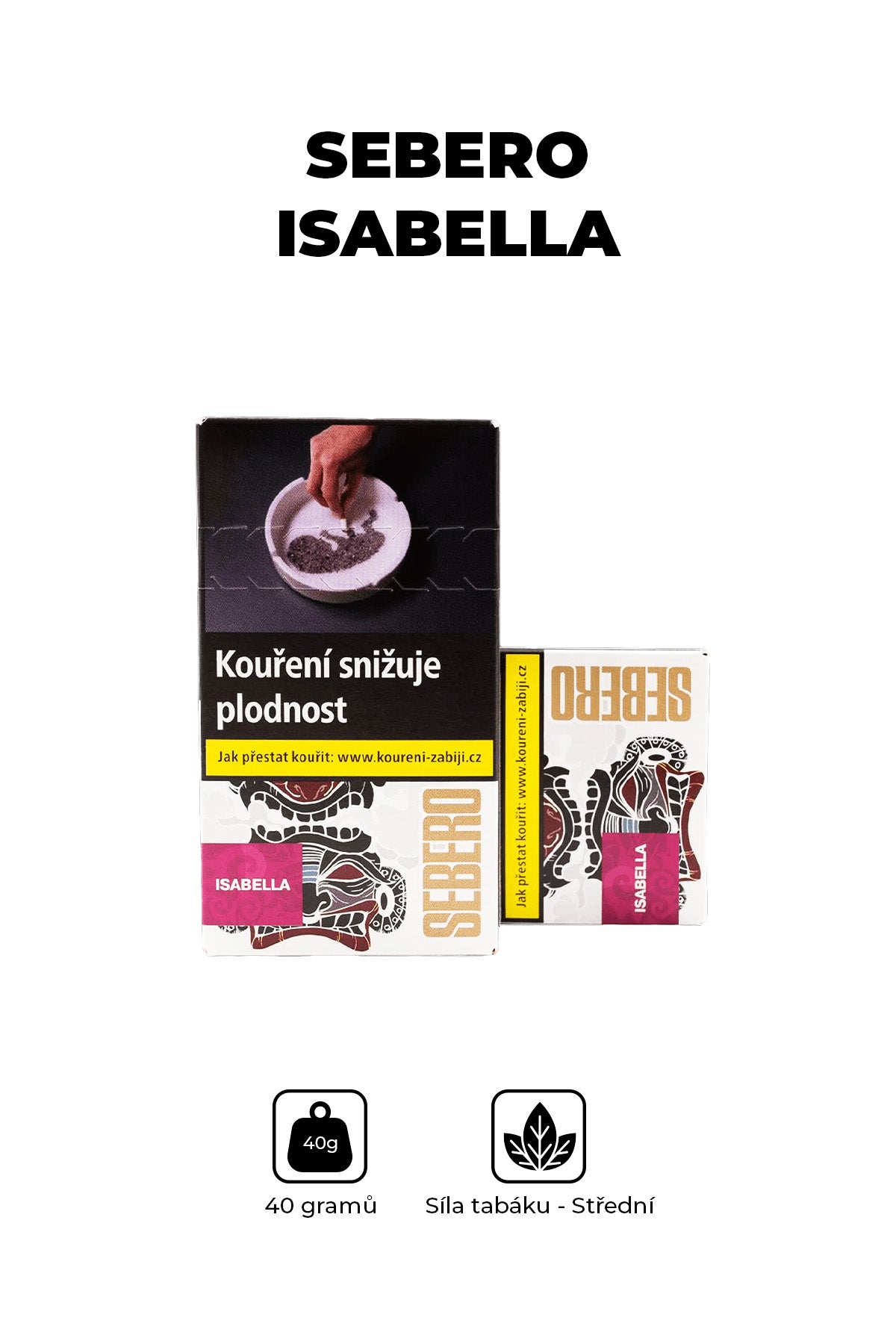 Tobacco - Sebero 40g - Isabella