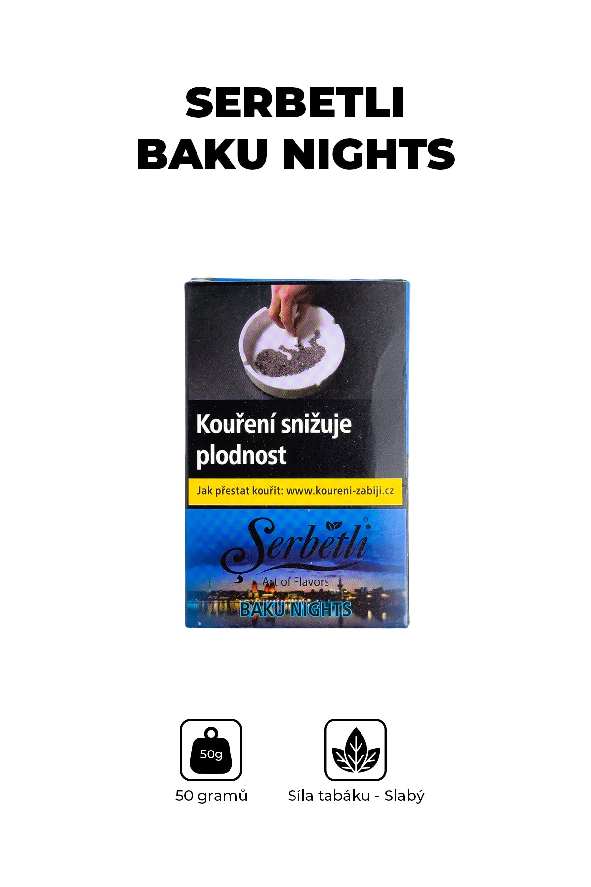 Tobacco - Serbetli 50g - Baku Nights
