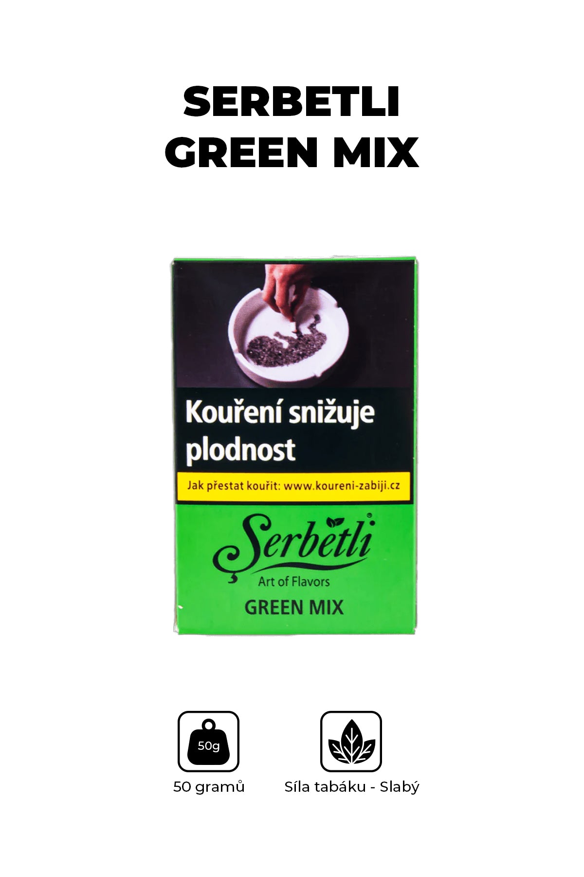 Tobacco - Serbetli 50g - Green Mix