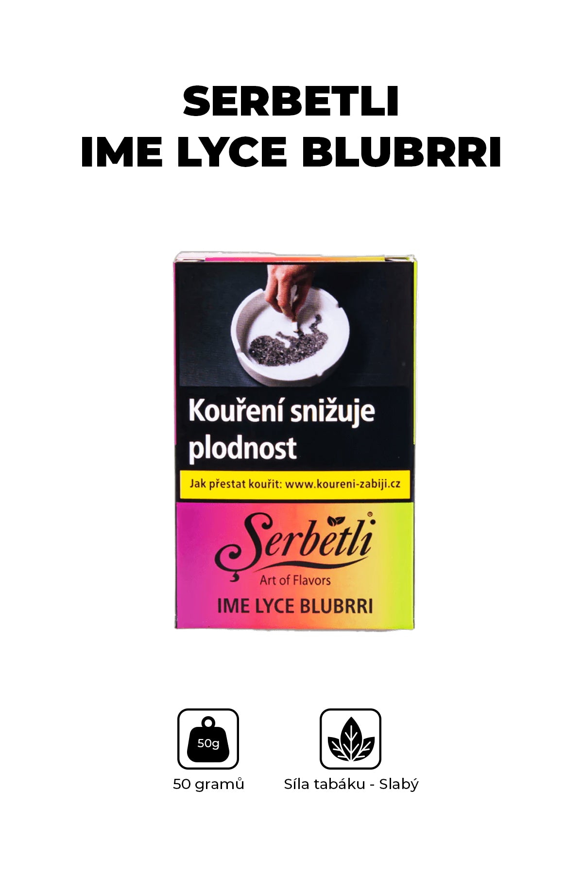 Tobacco - Serbetli 50g - Ime Lyce Blubrri