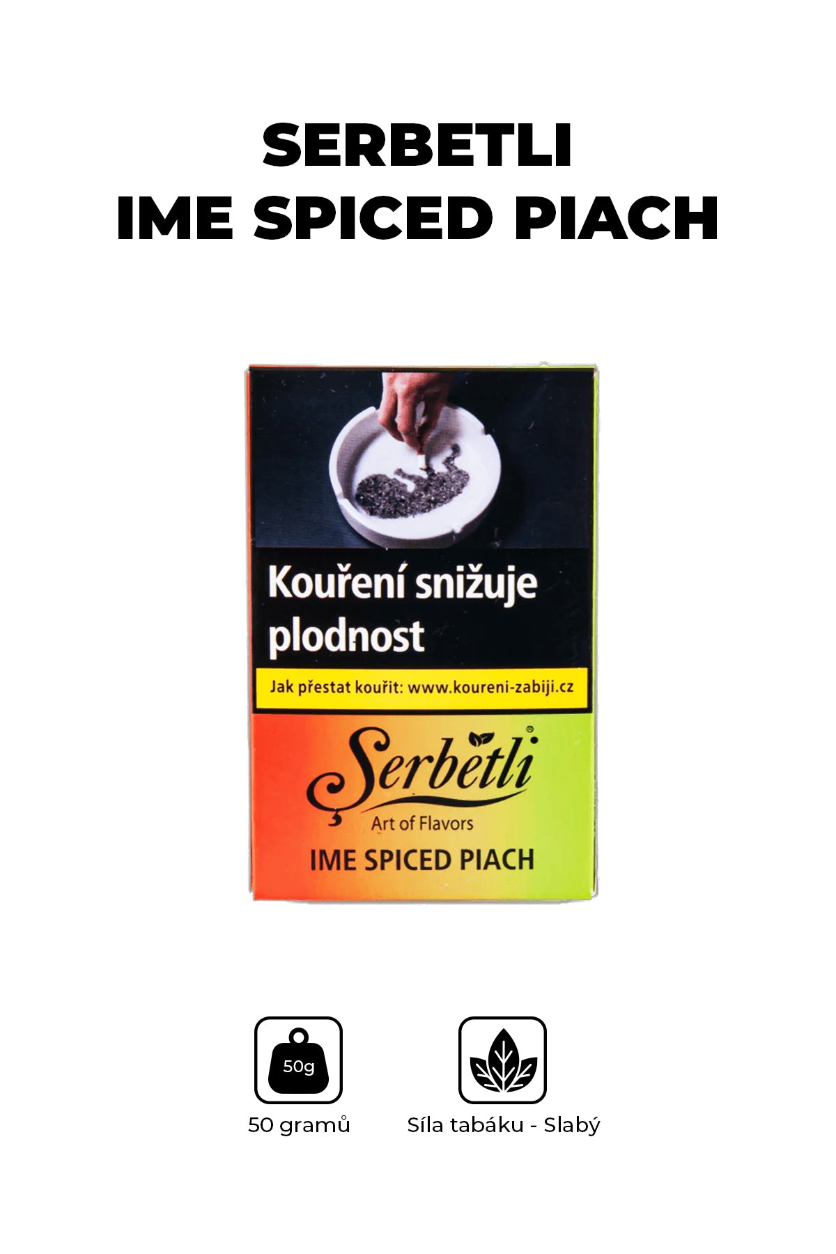 Tobacco - Serbetli 50g - Ime Spiced Piach