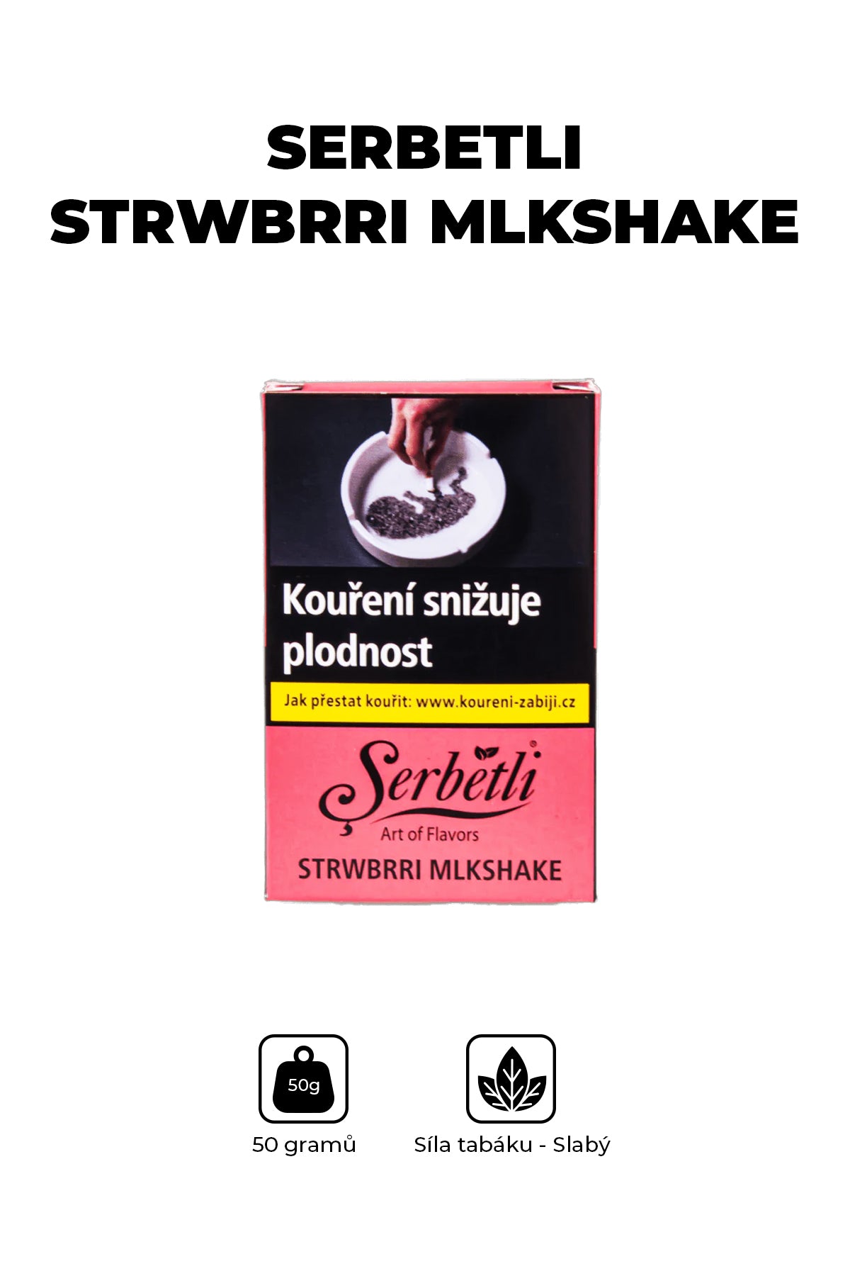 Tobacco - Serbetli 50g - Strwbrri Mlkshake