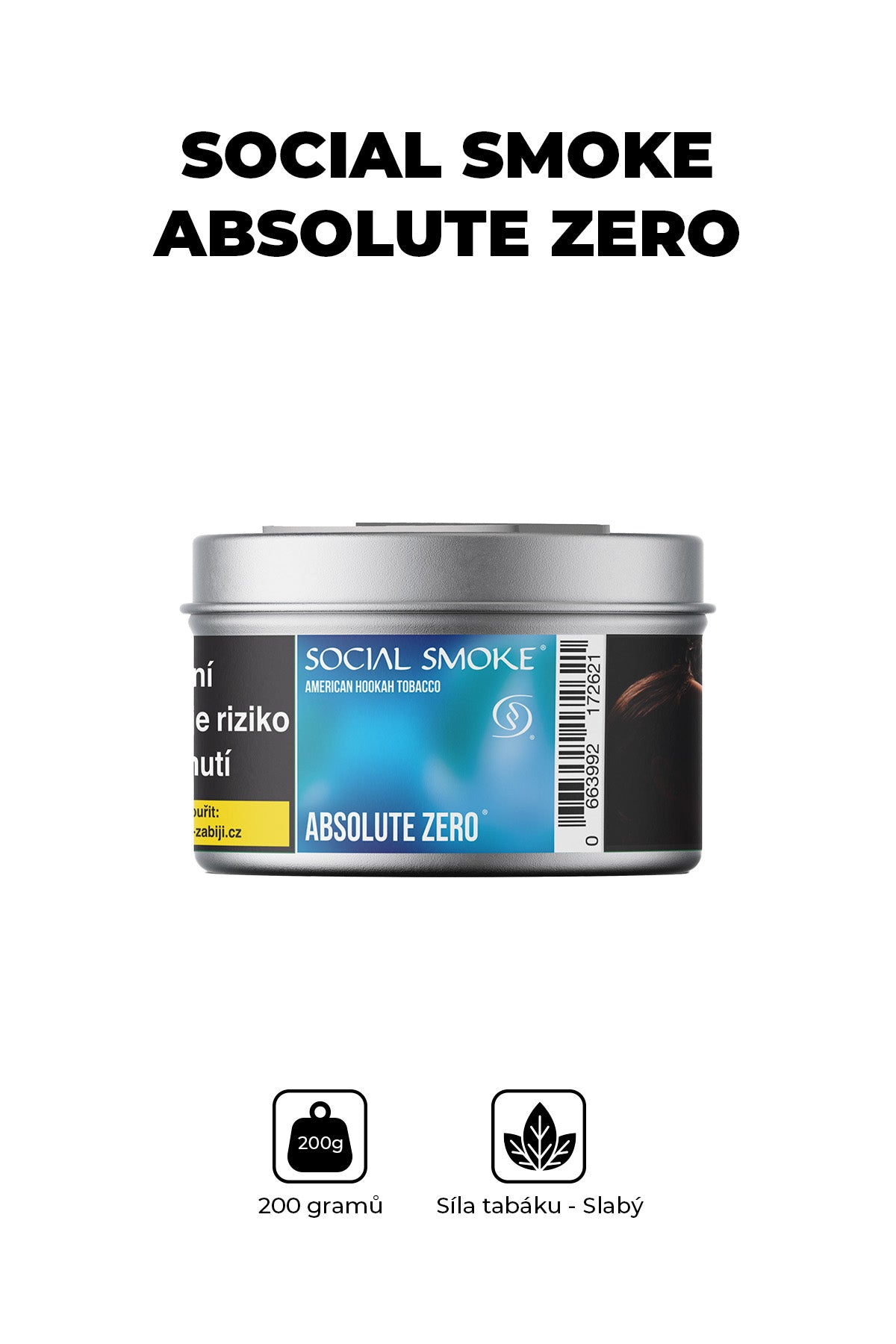 Tabák - Social Smoke 200g - Absolute Zero