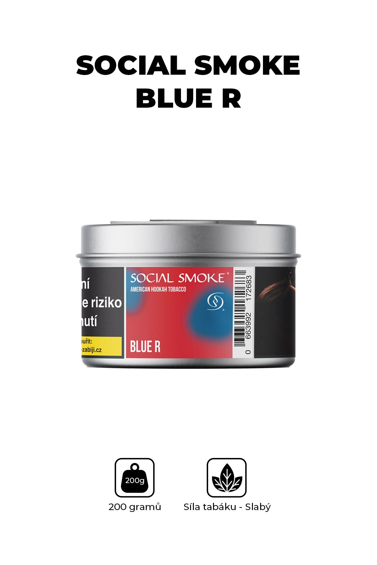 Tabák - Social Smoke 200g - Blue R