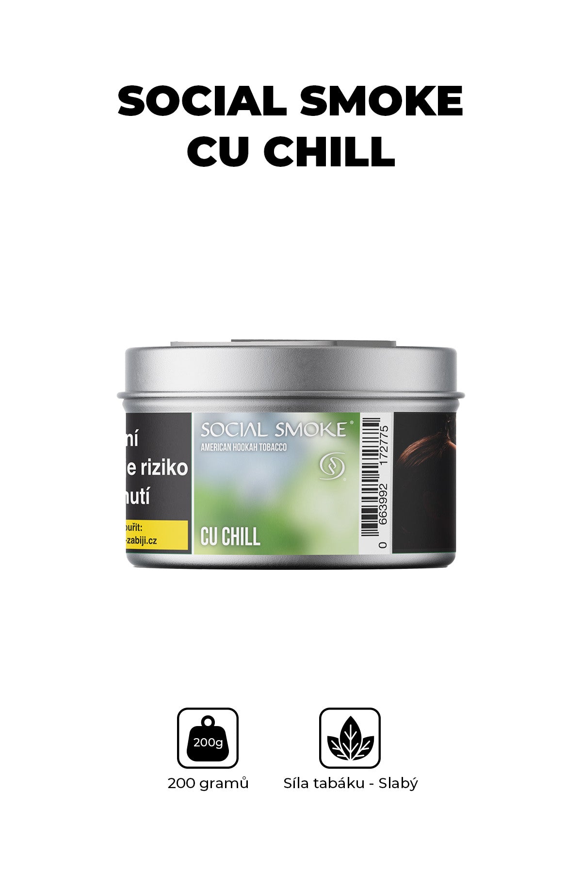 Tabák - Social Smoke 200g - CU Chill