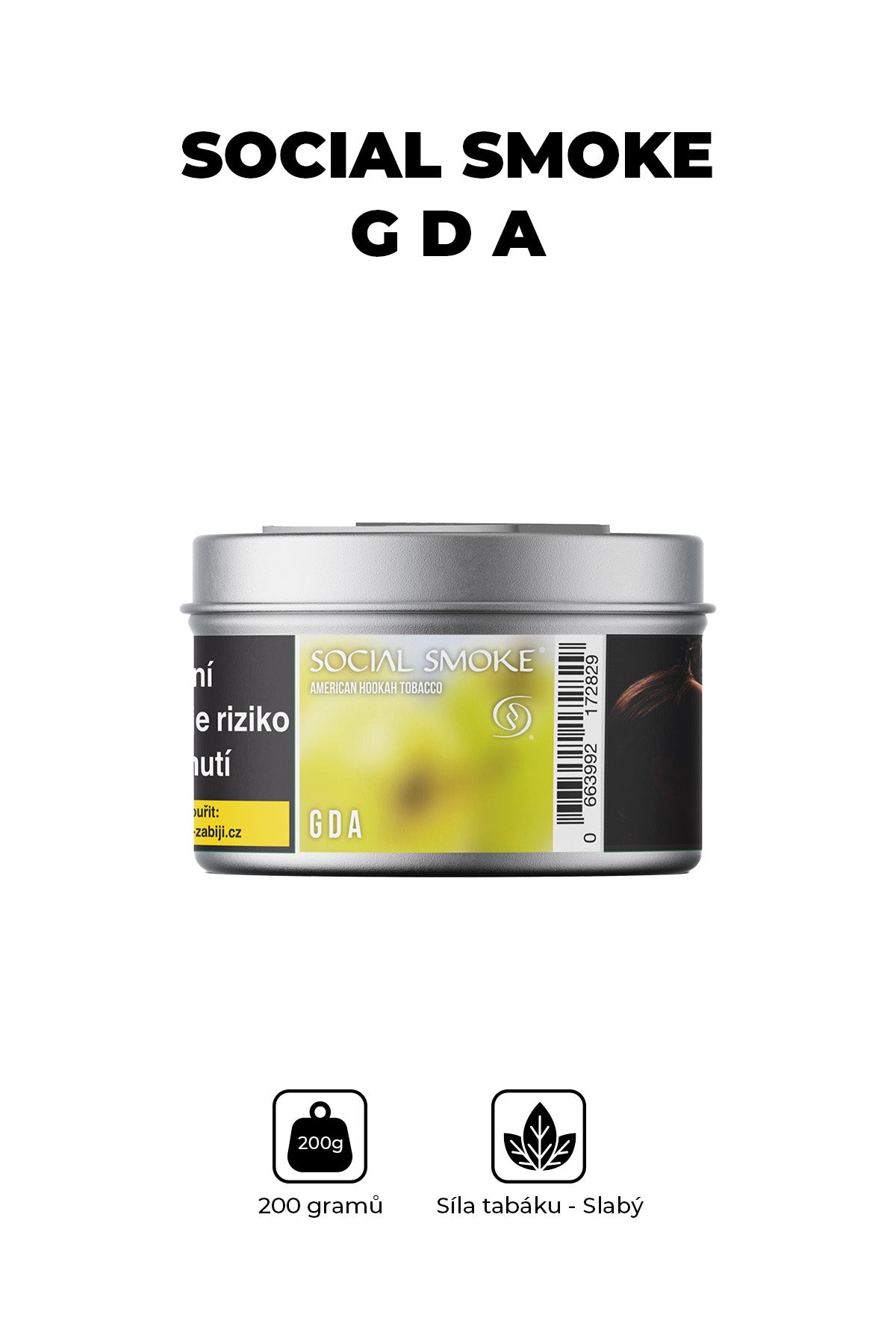Tabák - Social Smoke 200g - G D A
