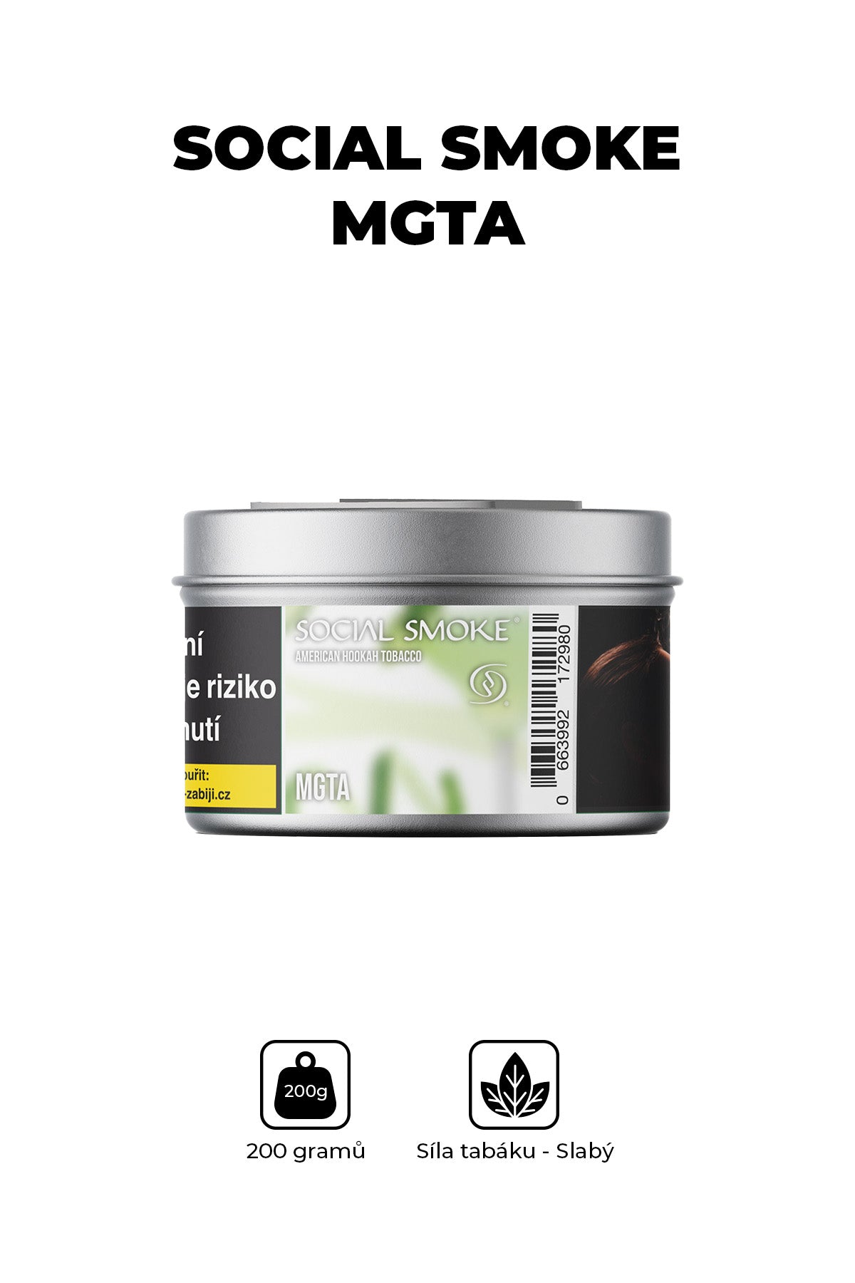 Tabák - Social Smoke 200g - MGTA