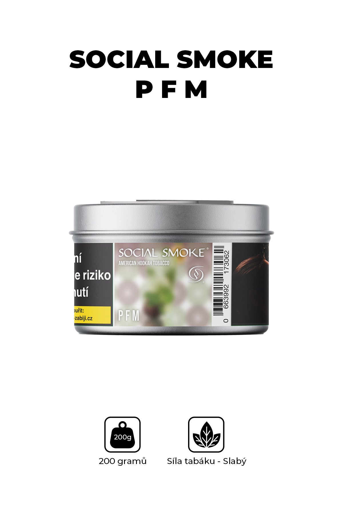 Tabák - Social Smoke 200g - P F M