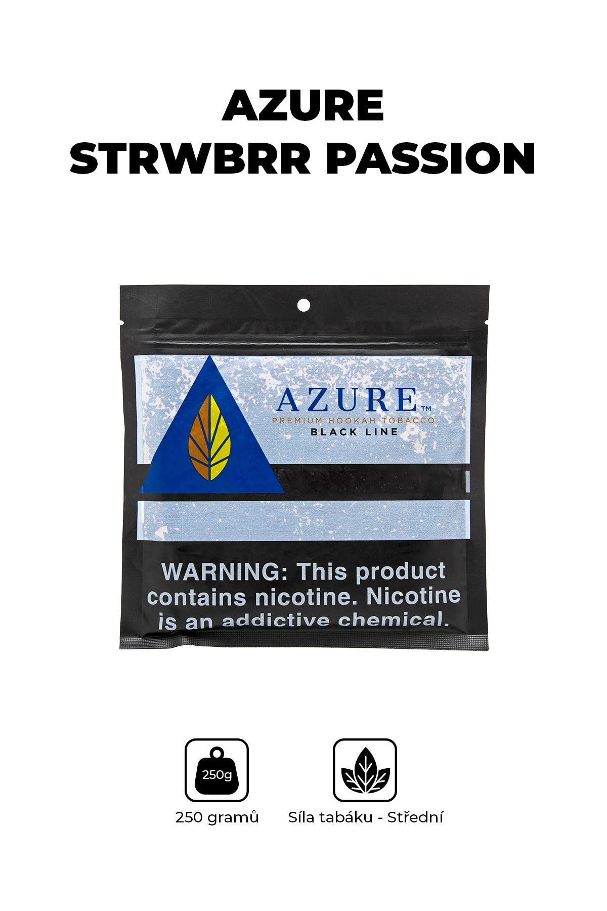 Tabák - Azure Black 250g - Strwbrr Passion