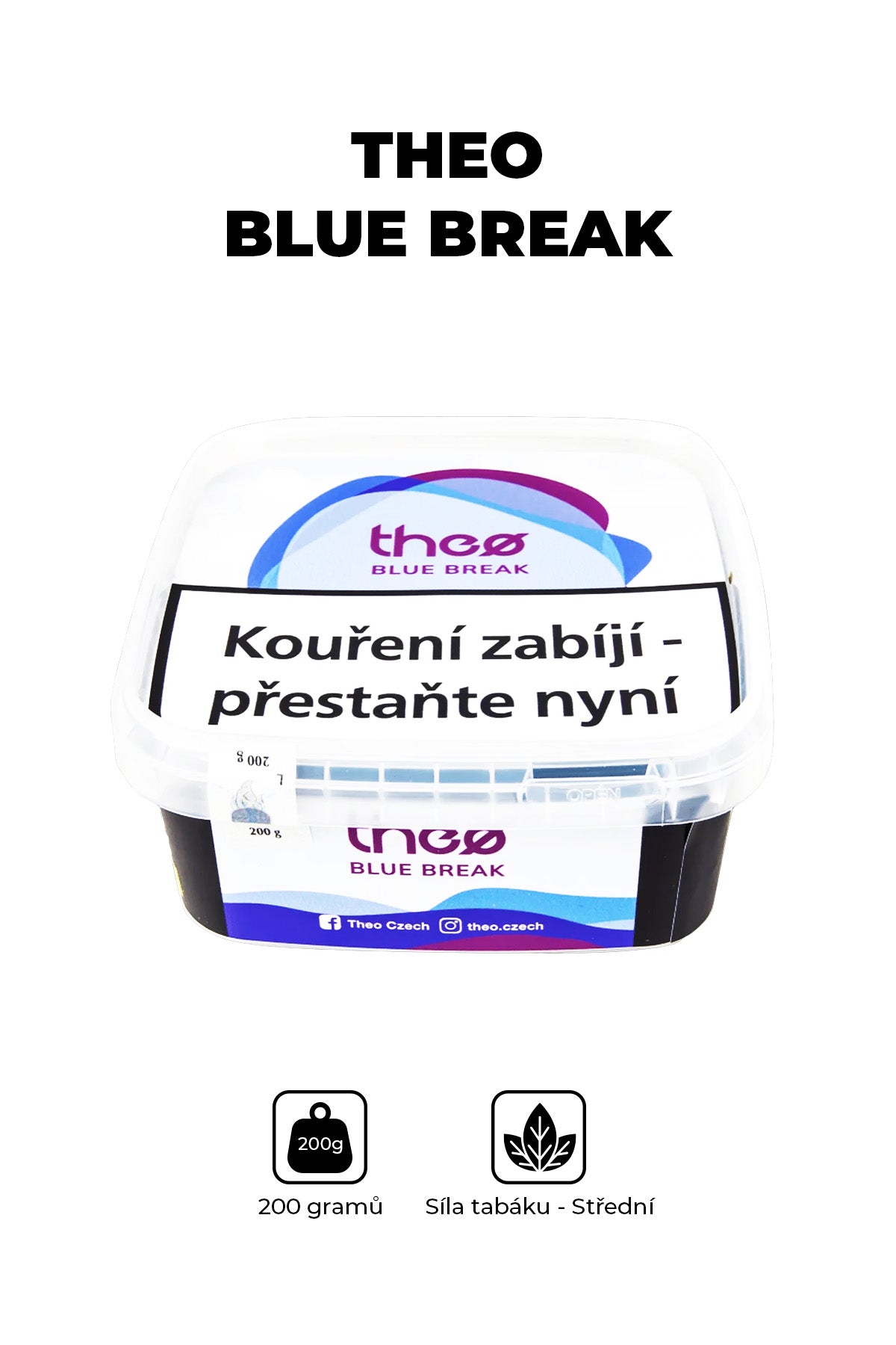 Tabák - Theo 200g - Blue Break