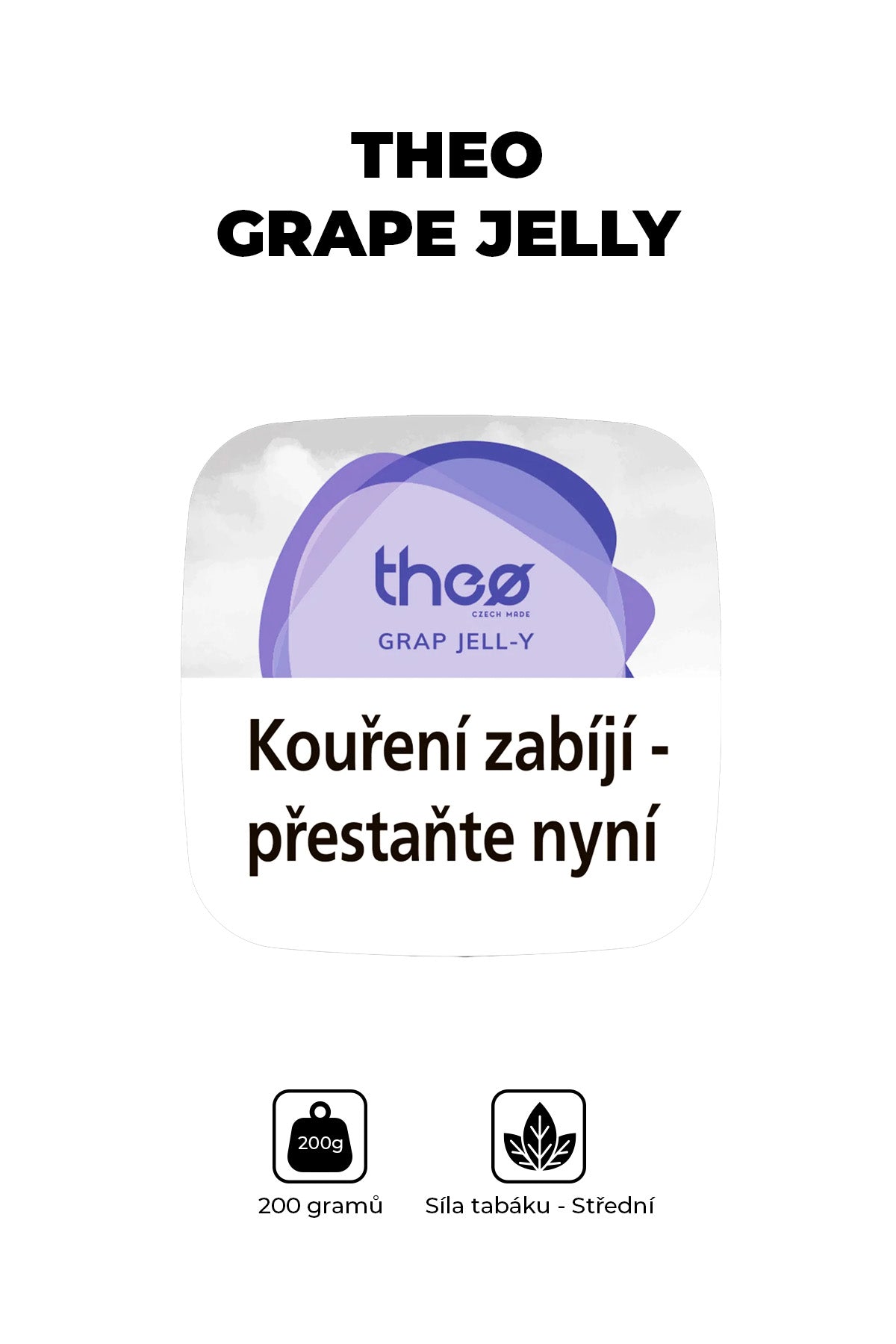Tabák - Theo 200g - Grape Jell-y