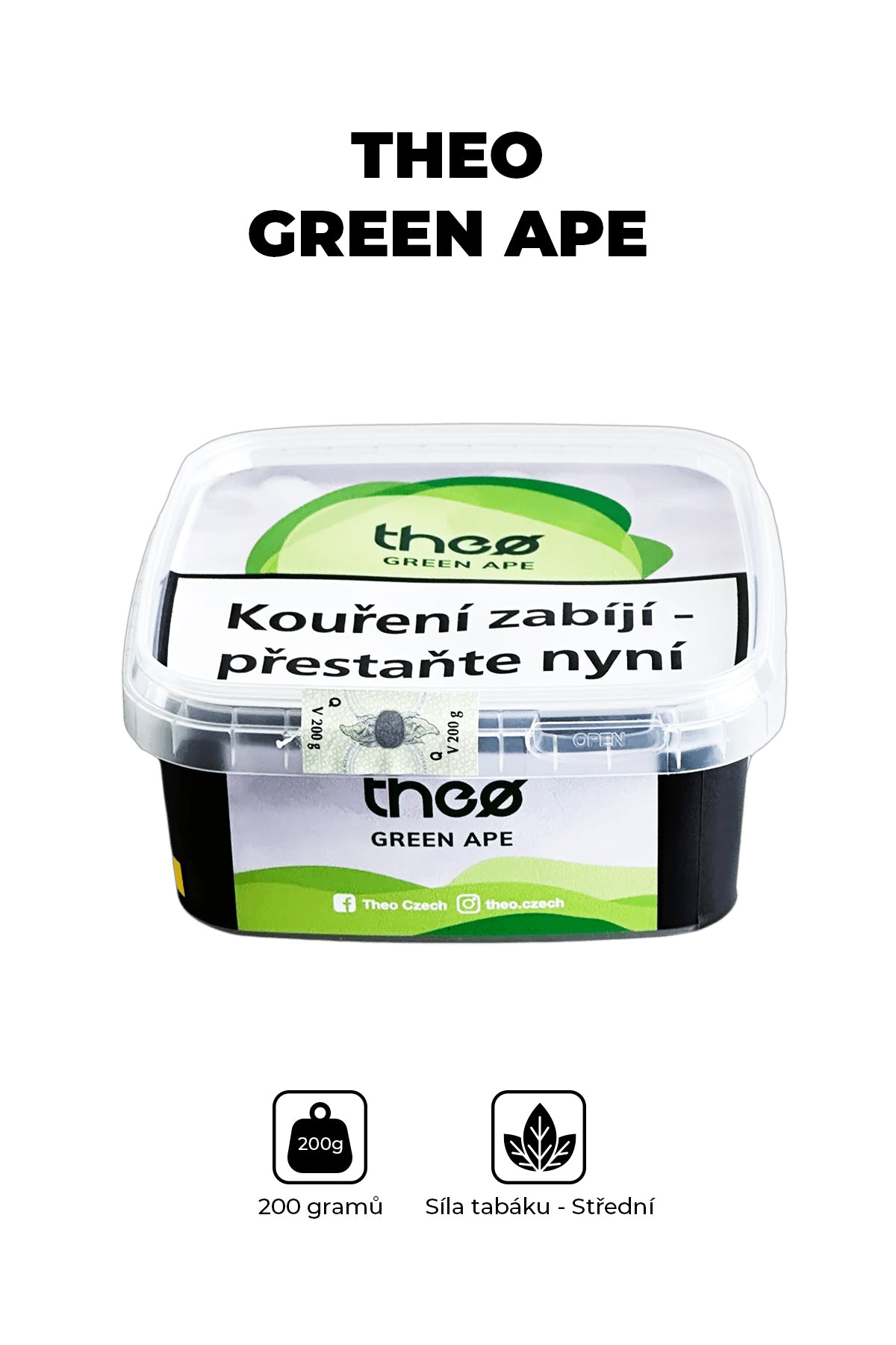 Tabák - Theo 200g - Green Ape