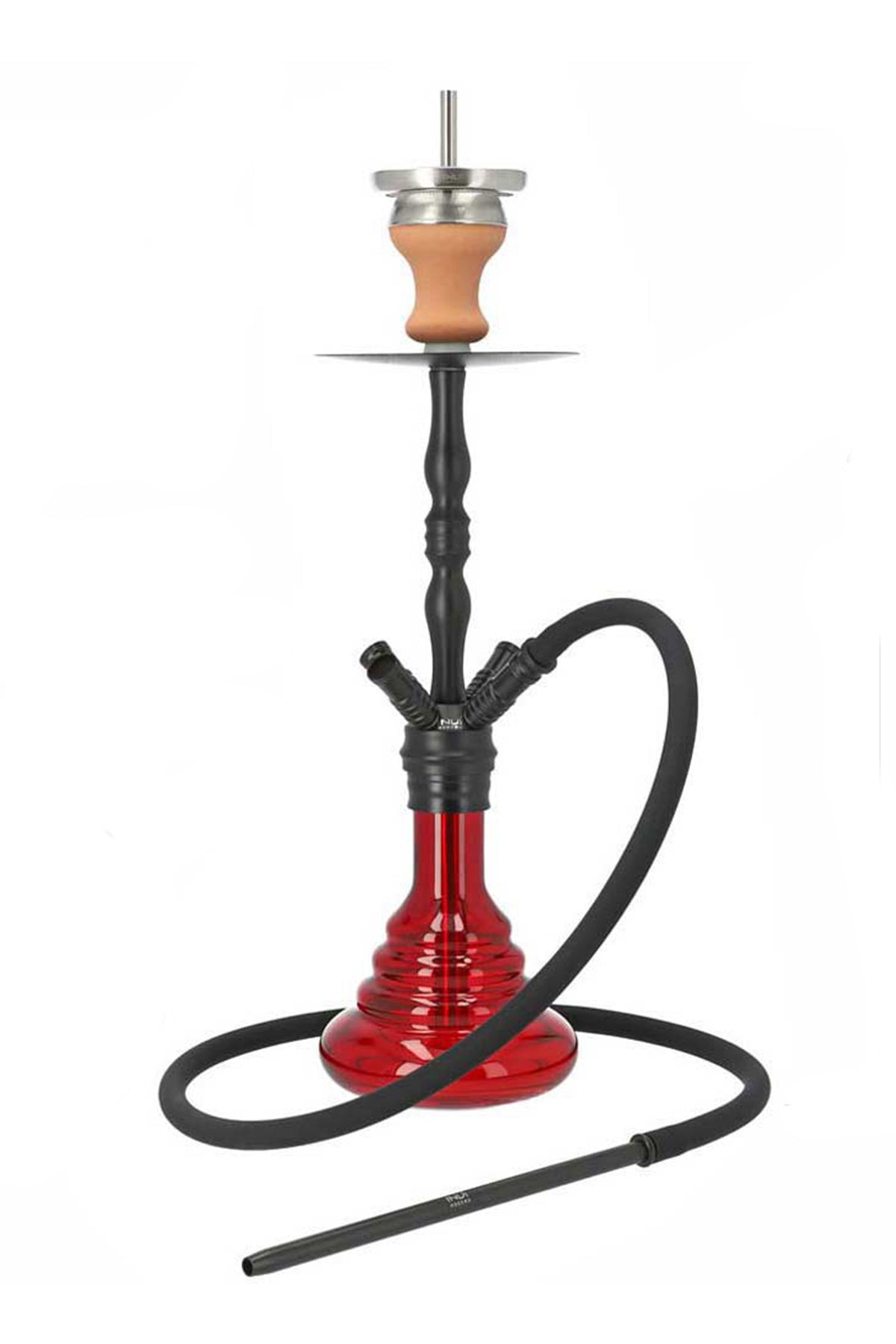 Hookah - INVI Saros 500 Shiny Black-Red