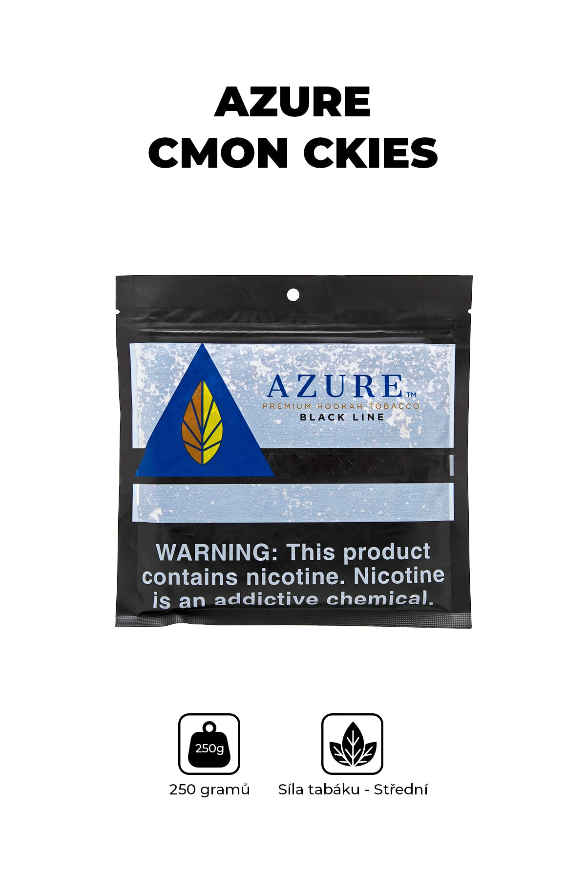 Tabák - Azure Black 250g - Cmon Ckies