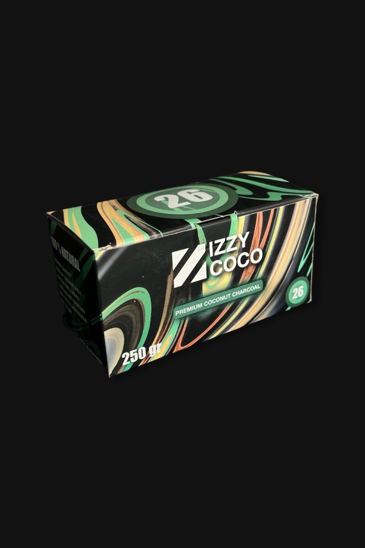 Uhlíky - Izzy Coco 26mm 250gr