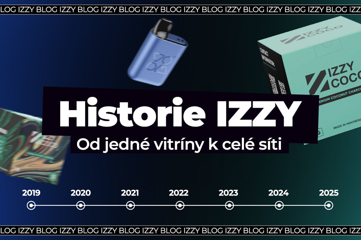 Historie IZZY: od jedné dýmky k celé síti