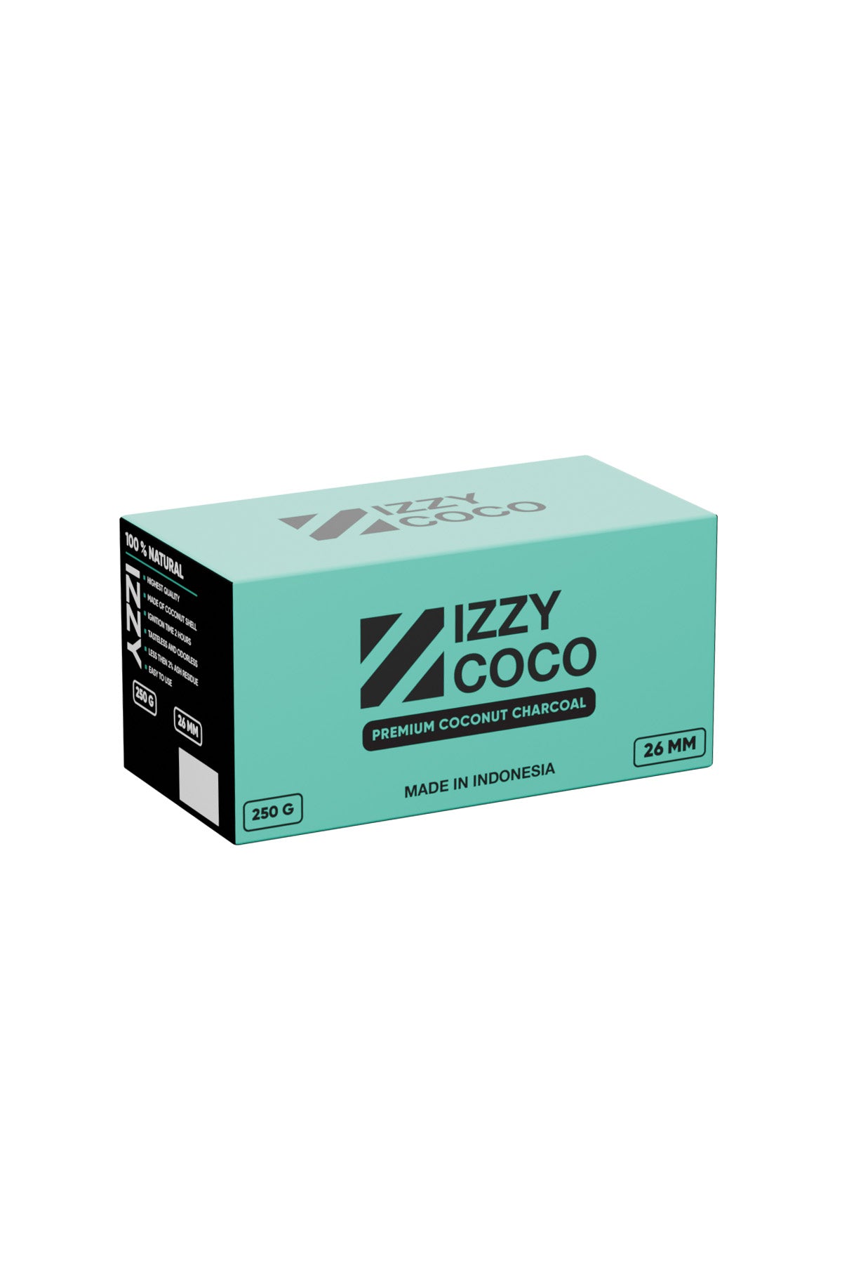 Charcoal - Izzy Coco 26mm 250gr