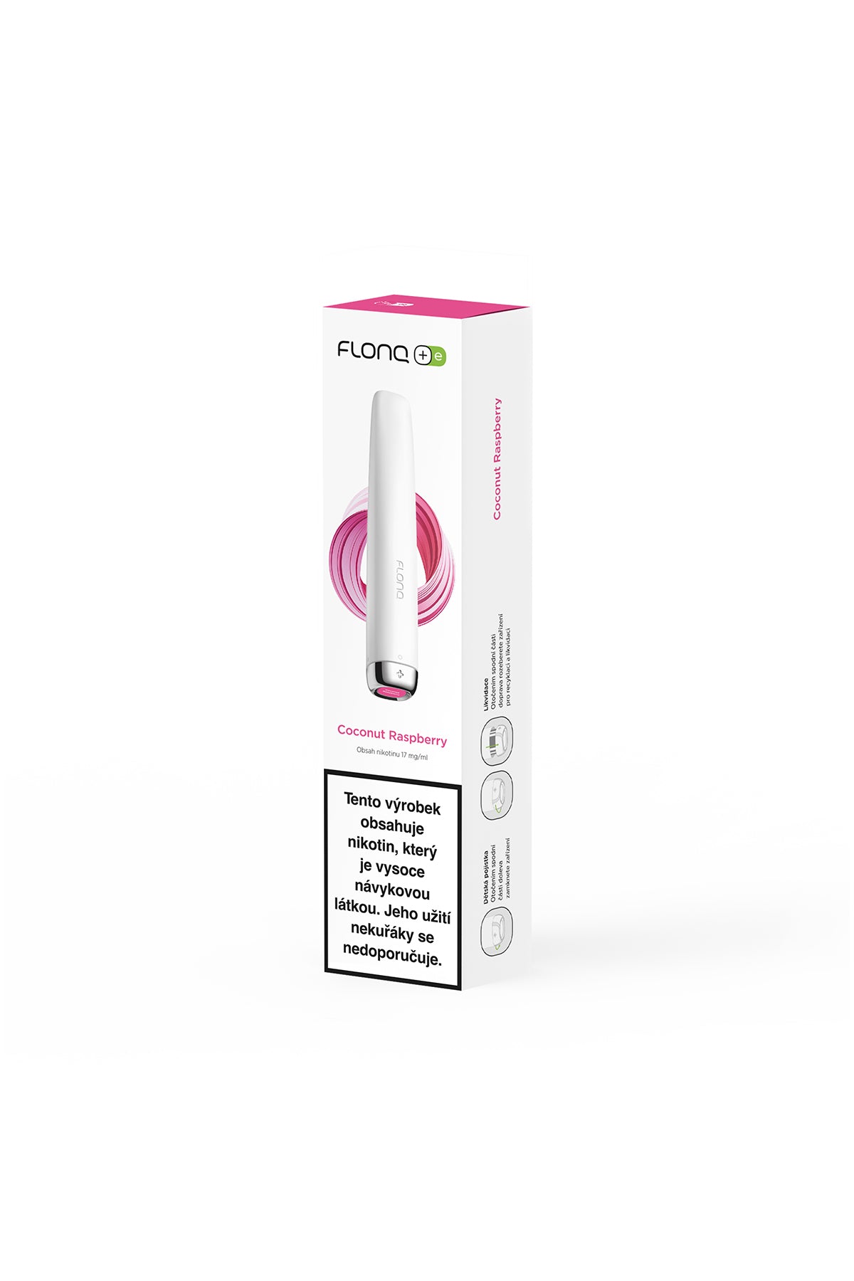 Electronic cigarette - FLONQ Plus E Coconut Raspberry