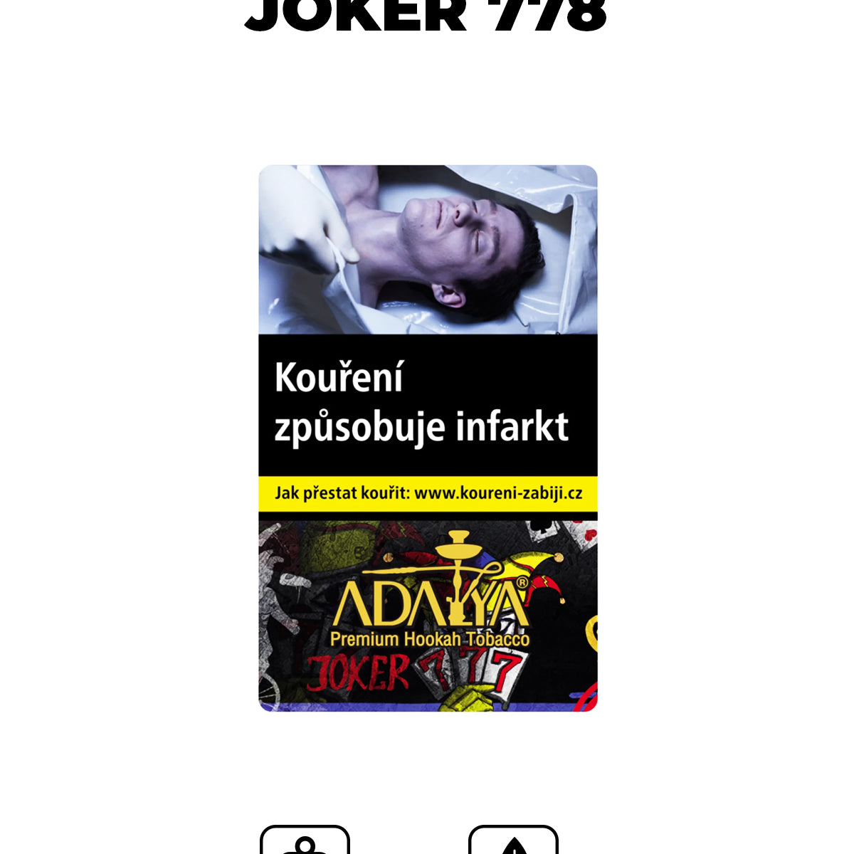 Tobacco - Adalya 50g - Joker 777