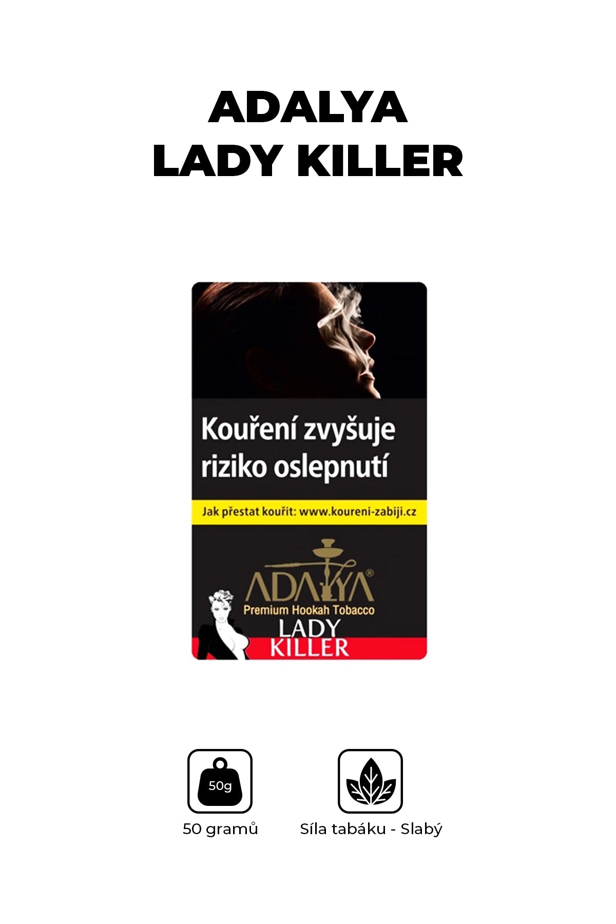 Tabák - Adalya 50g - Lady Killer