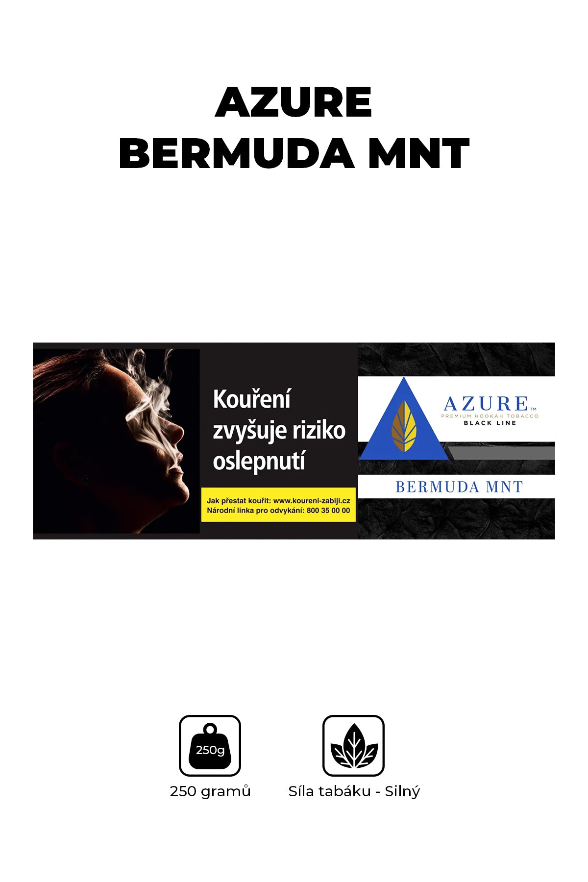 Tabák - Azure Black 250g - Bermuda Mnt