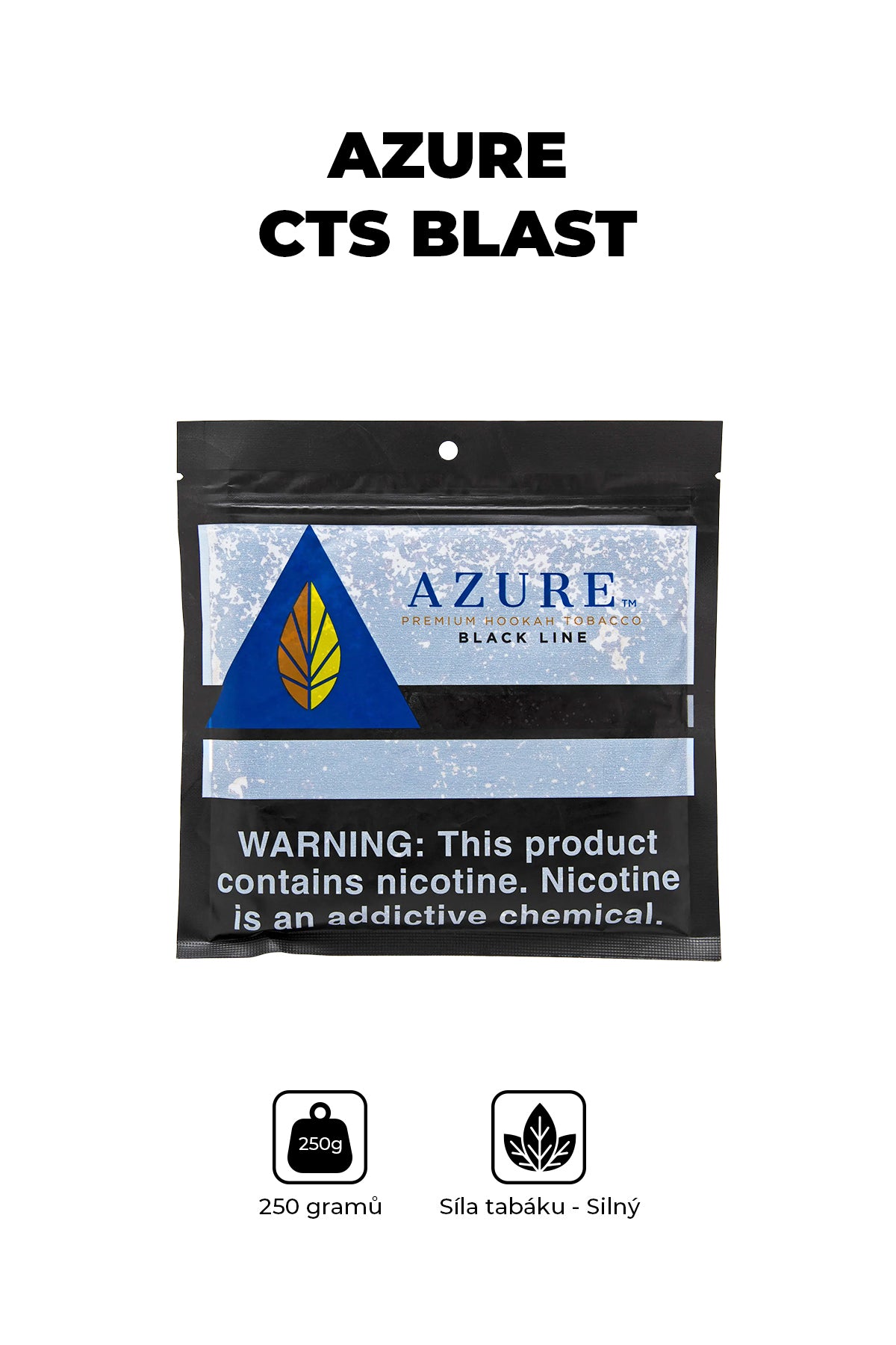 Tabák - Azure Black 250g - Cts Blast