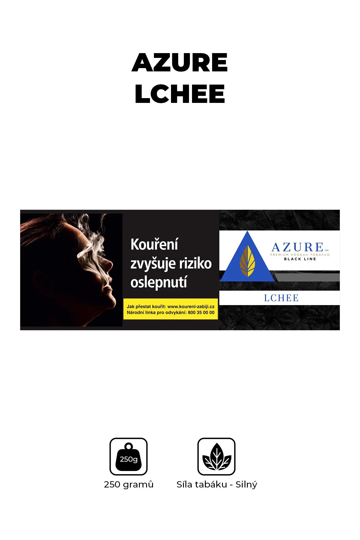 Tabák - Azure Black 250g - Lchee