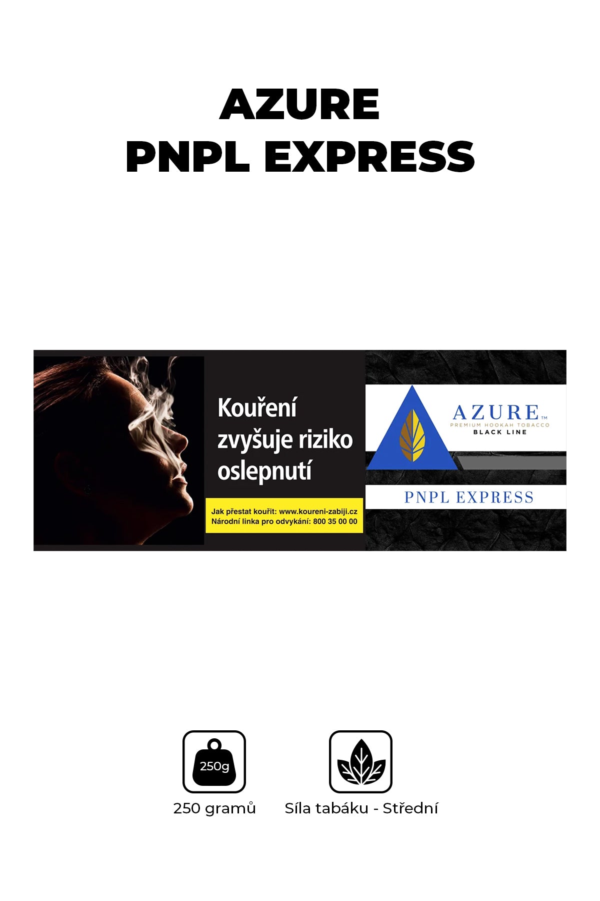 Tabák - Azure Black 250g - Pnpl Express