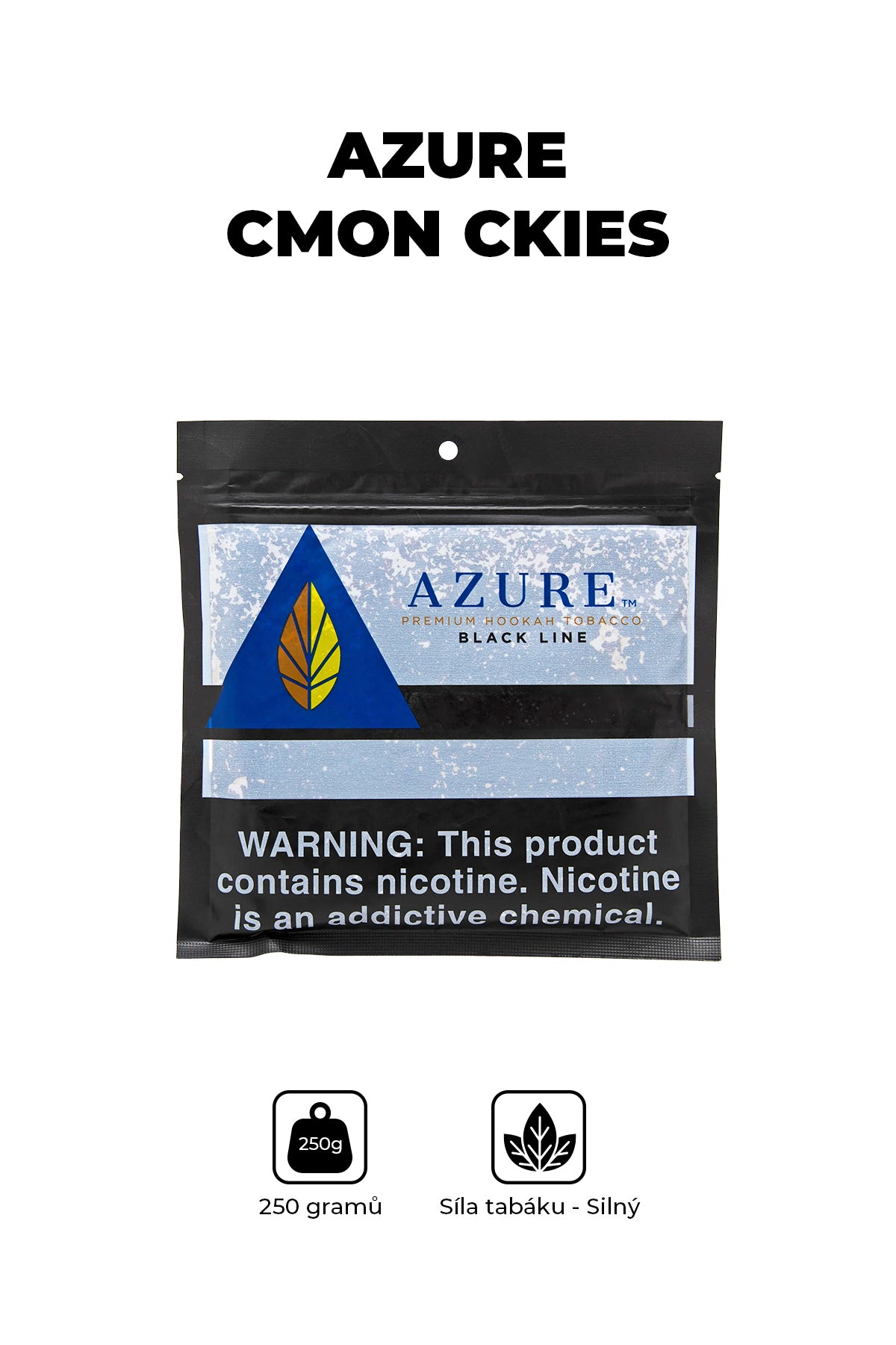 Tabák - Azure Black 250g - Cmon Ckies