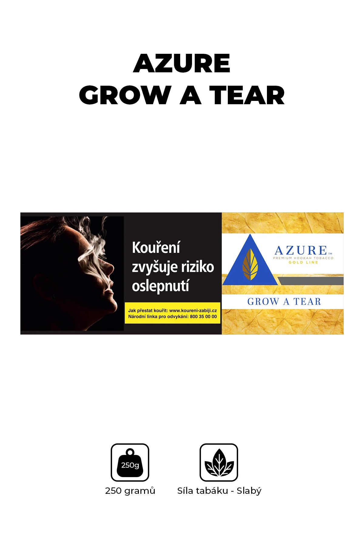 Tabák - Azure Gold 250g - Grow a Tear