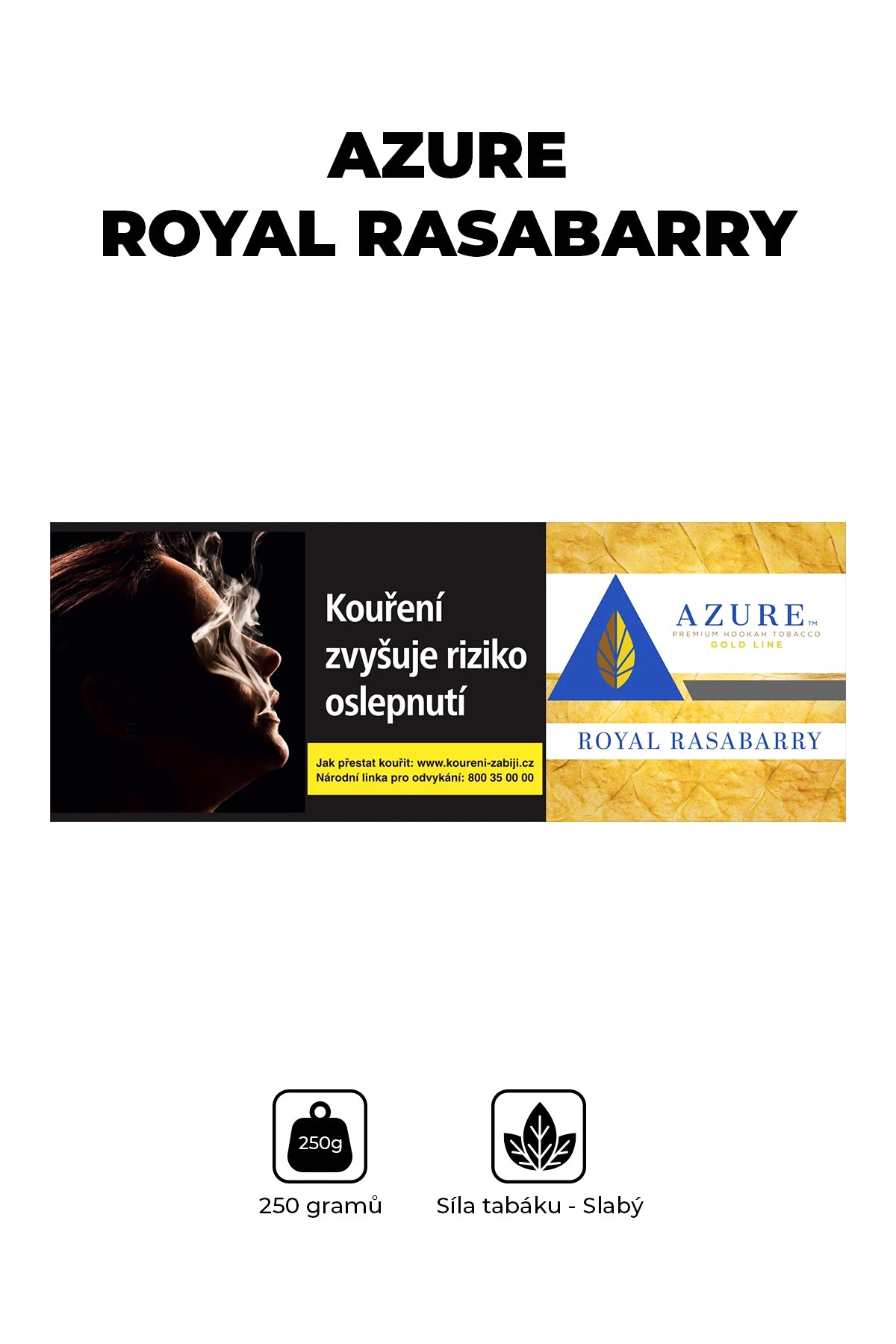 Tabák - Azure Gold 250g - Royal Rasabarry