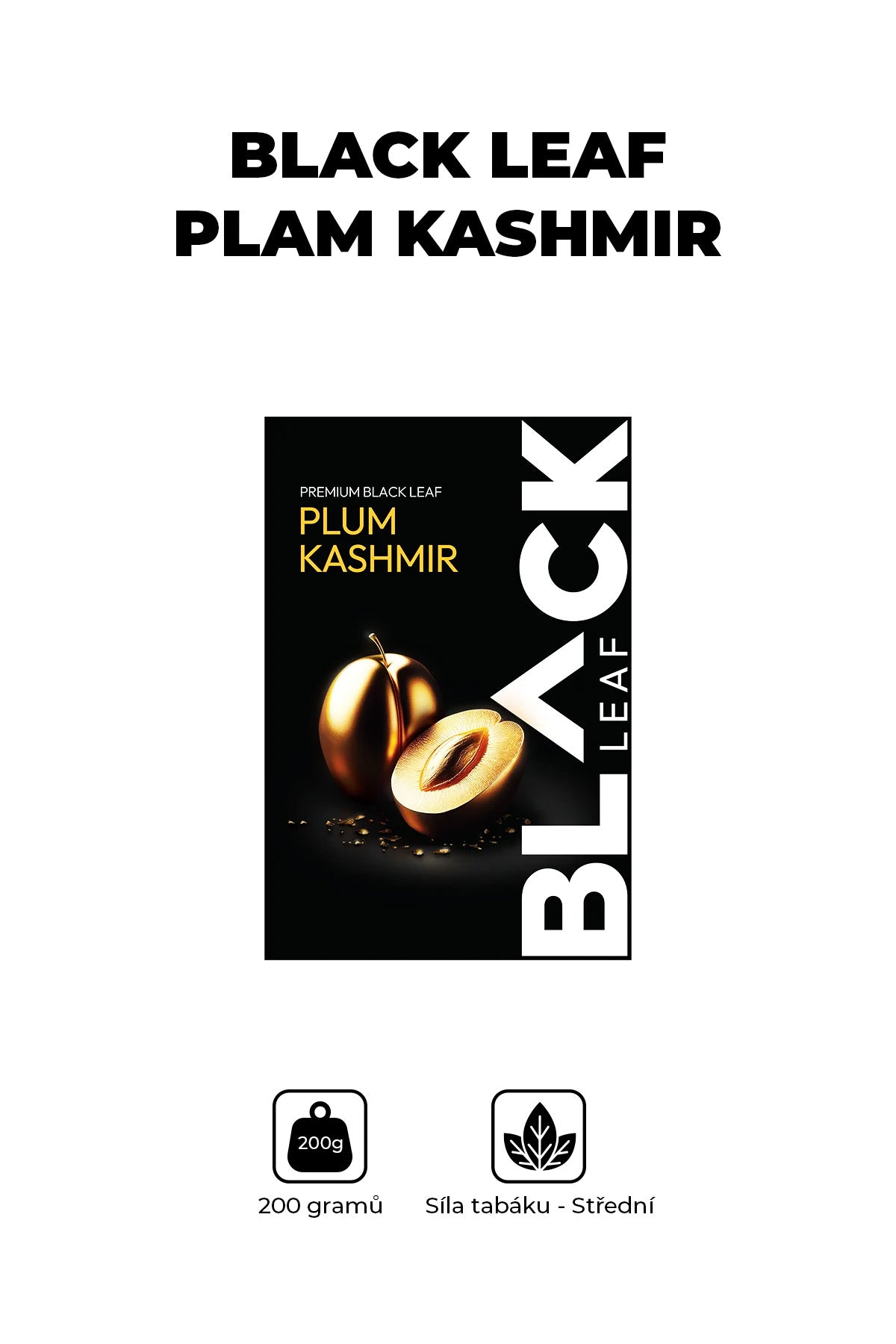 Tabák - BLACK Leaf 200g - Plam Kashmir