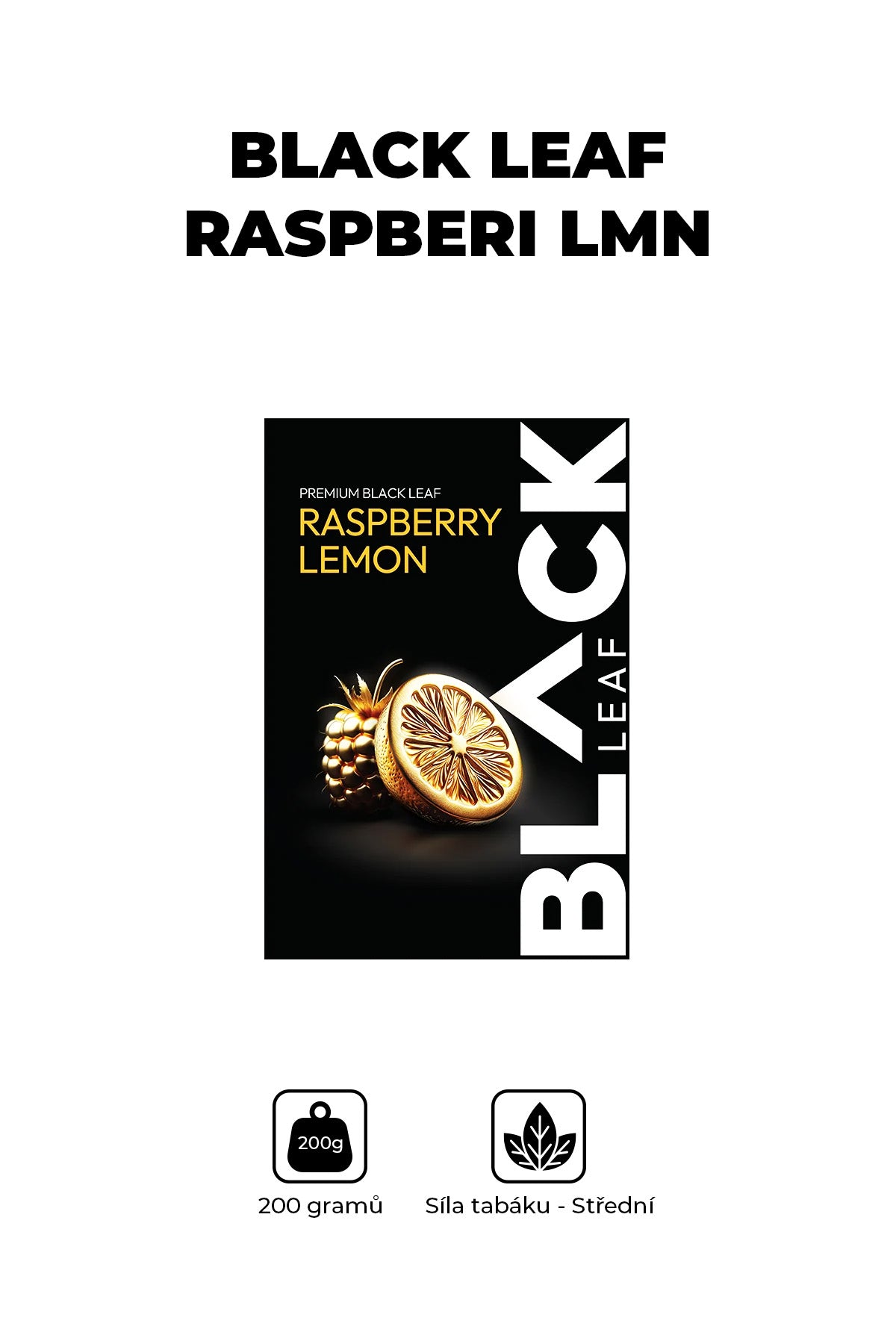 Tabák - BLACK Leaf 200g - Raspberi Lmn