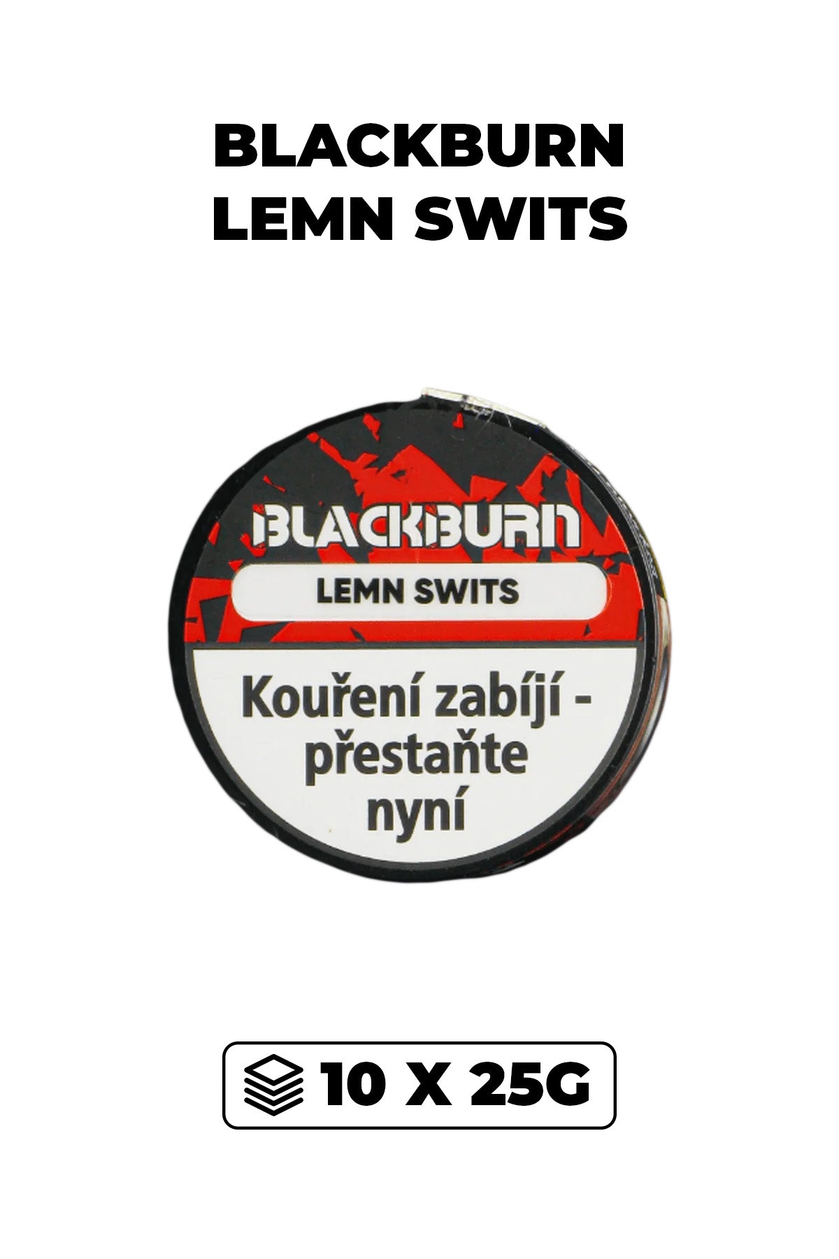 Tabák - BlackBurn 10x25g - Lemn Swits