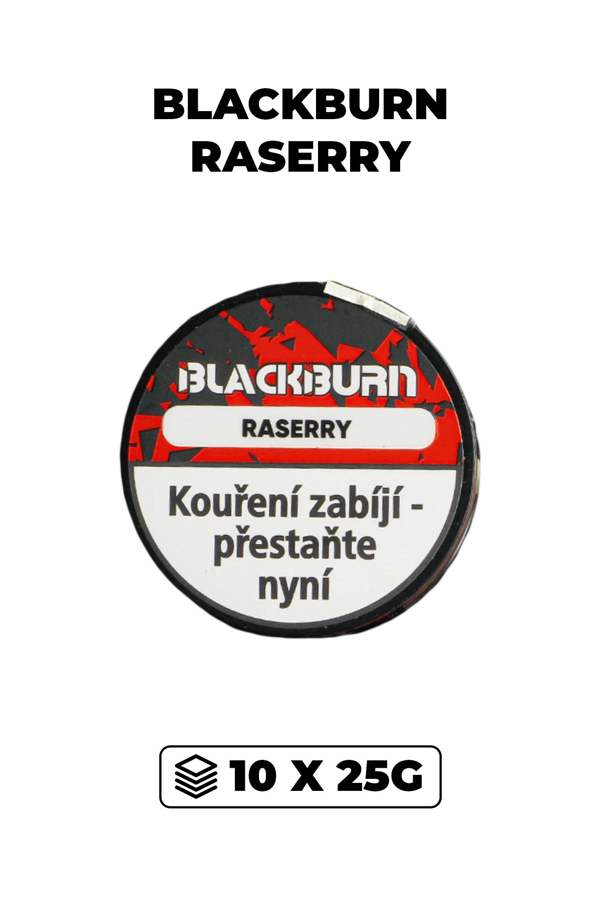 Tabák - BlackBurn 10x25g - Raserry
