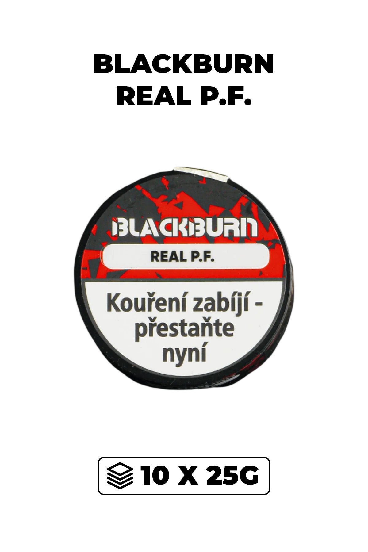 Tabák - BlackBurn 10x25g - Real P.F.