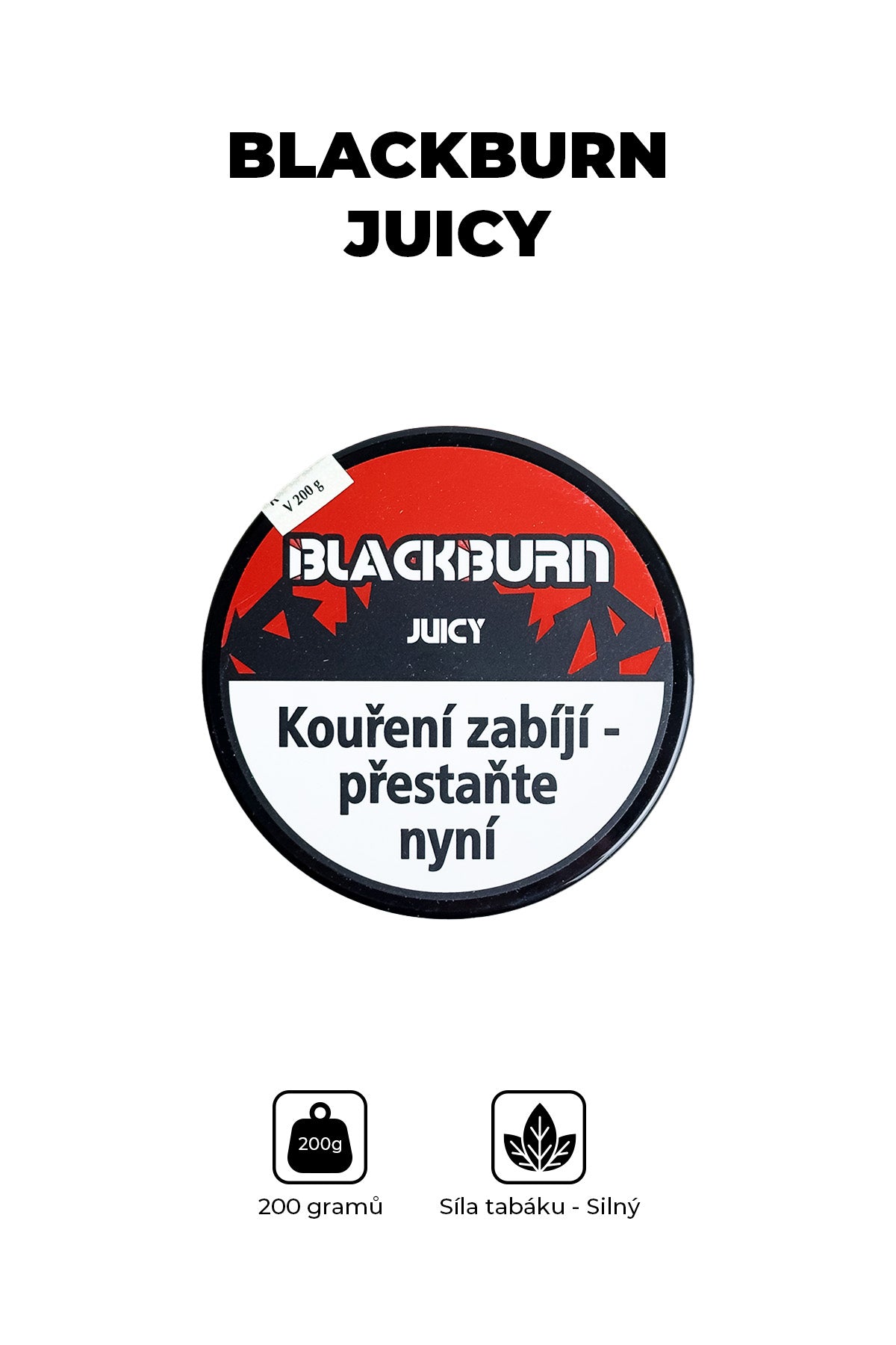 Tabák - BlackBurn 200g - Juicy